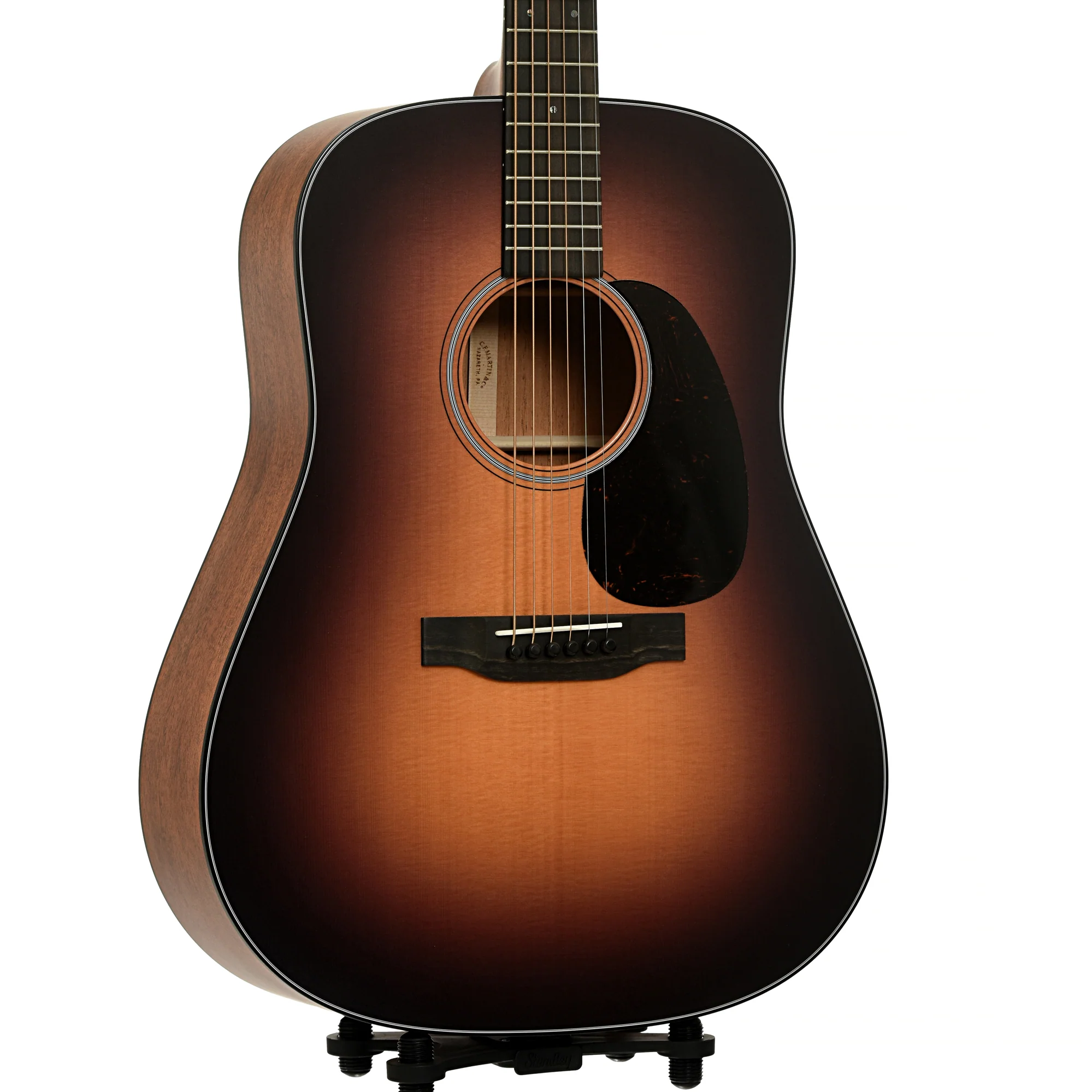 Martin D-18 Satin Sunburst Acoustic Guitar & Case - Image 4