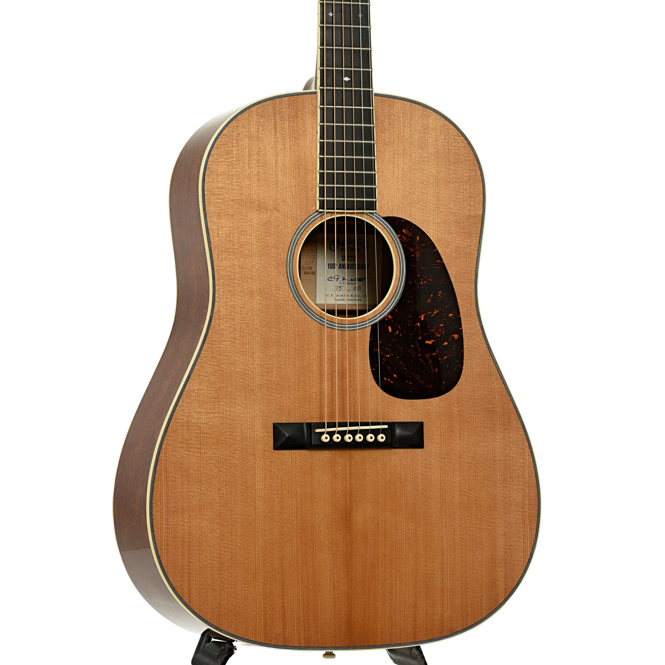 Martin D-222 100th Anniversary Acoustic Guitar (2016) - Image 4