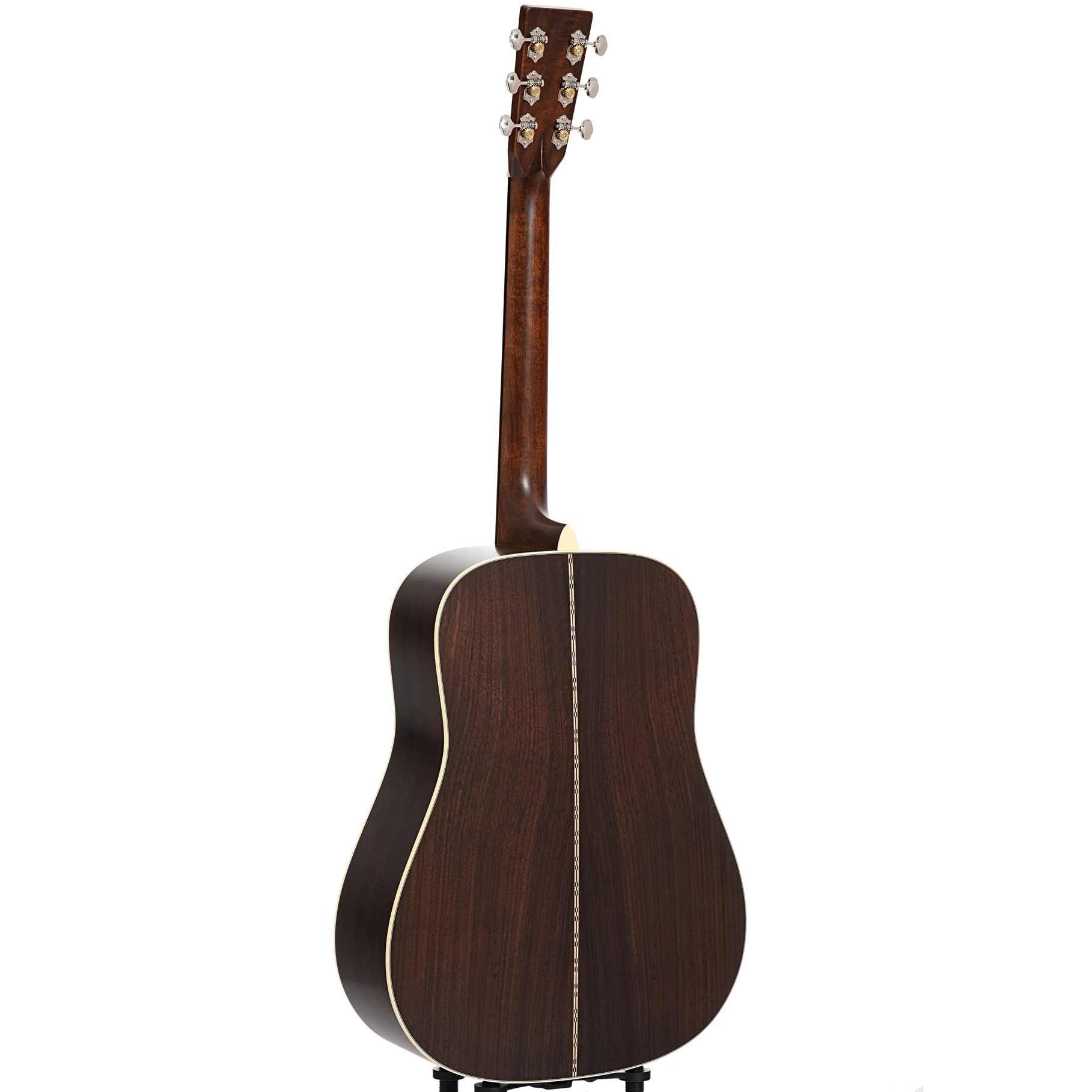 Martin D-28 Satin Acoustic Guitar & Case, Amberburst - Image 12