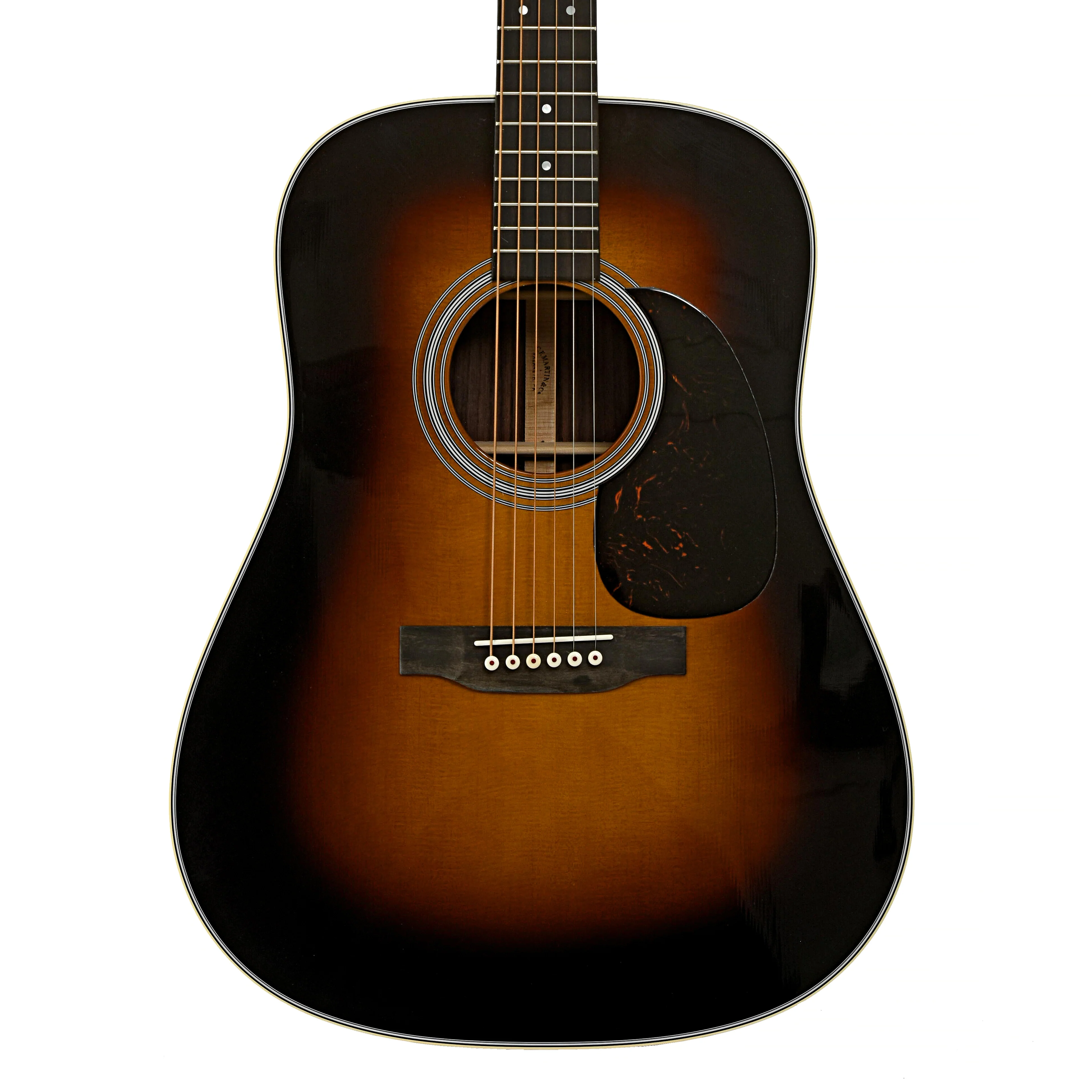 Martin D-28 Sunburst Guitar & Case - Image 2