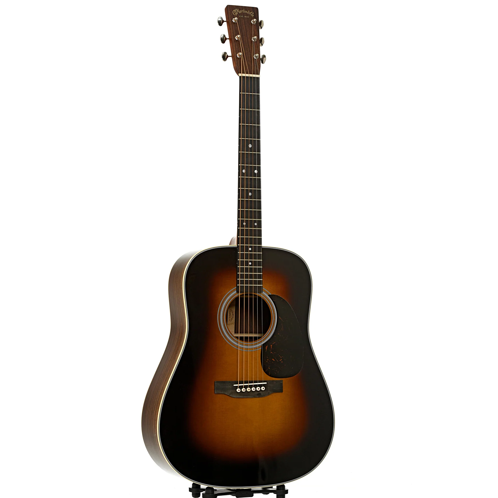 Martin D-28 Sunburst Guitar & Case - Image 3
