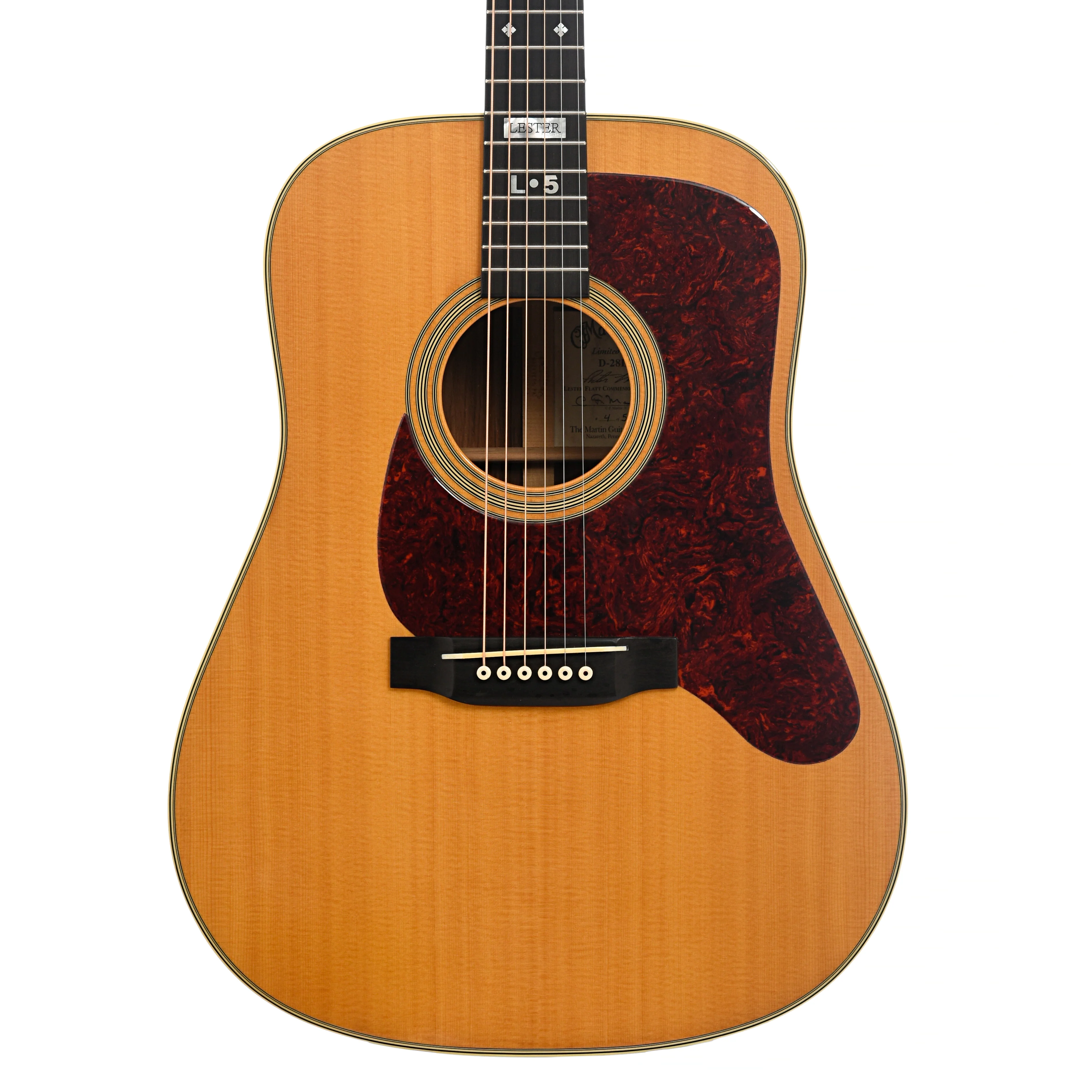 Martin D-28LF Lester Flatt Commemorative Edition Acoustic Guitar (1998) - Image 2