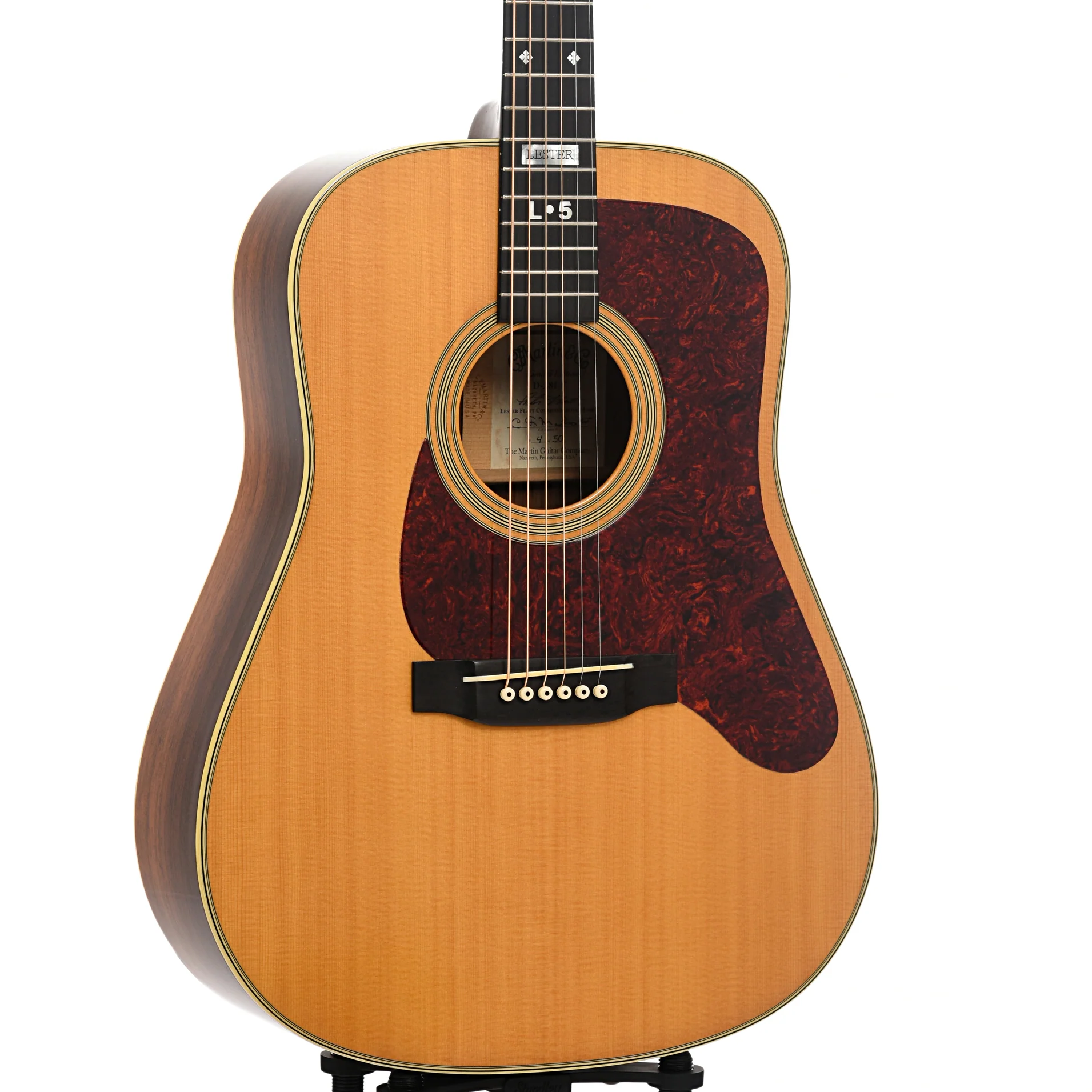 Martin D-28LF Lester Flatt Commemorative Edition Acoustic Guitar (1998) - Image 5