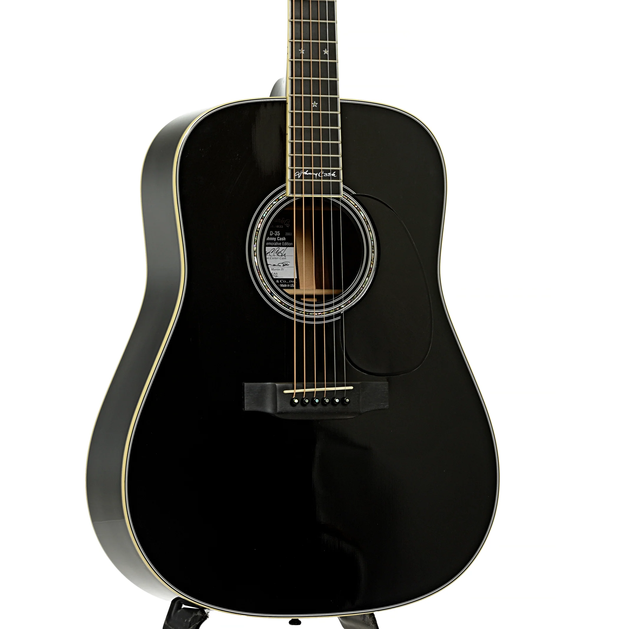 Martin D-35JC Johnny Cash Acoustic Guitar (2007) - Image 4