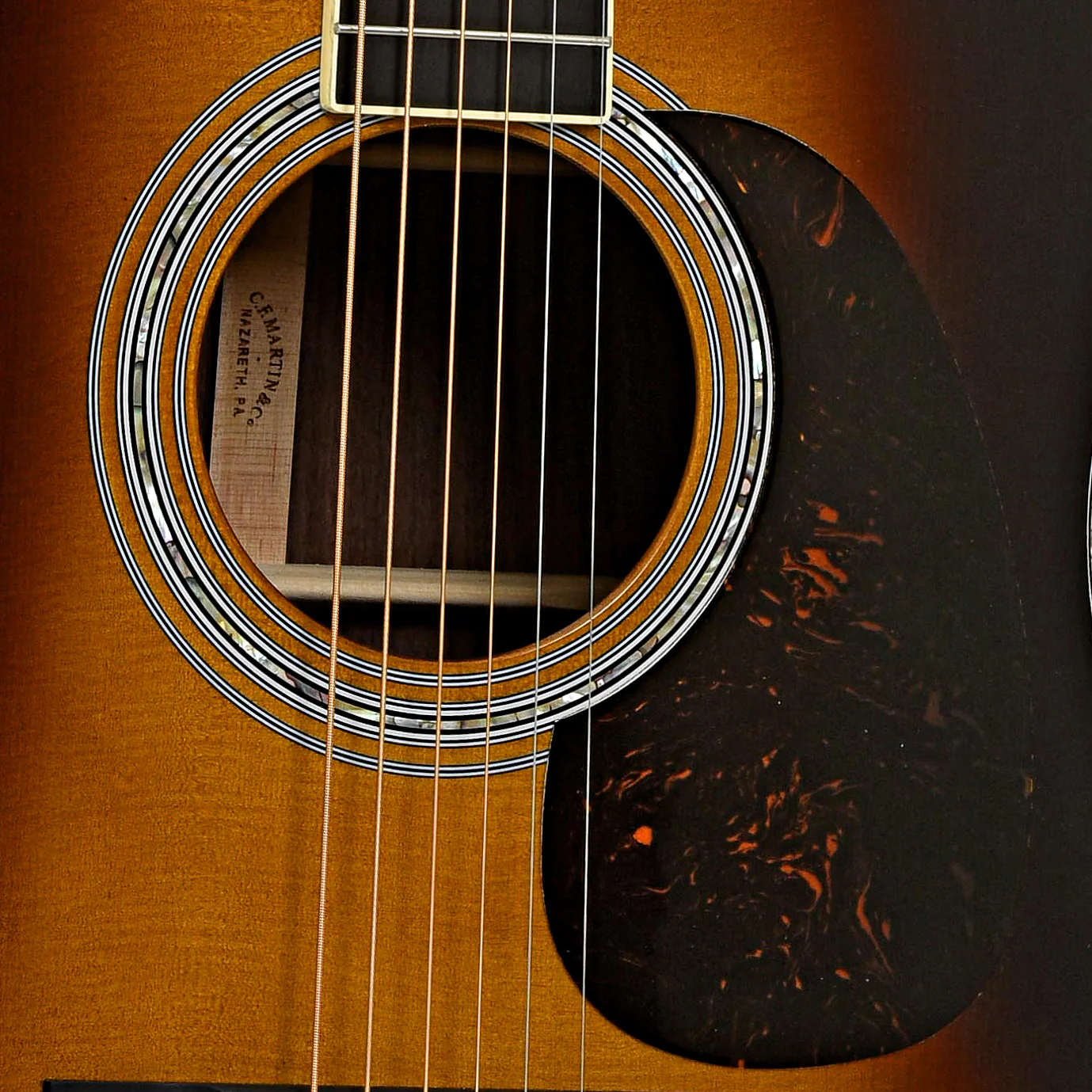 Martin D-41 Sunburst Guitar & Case - Image 6