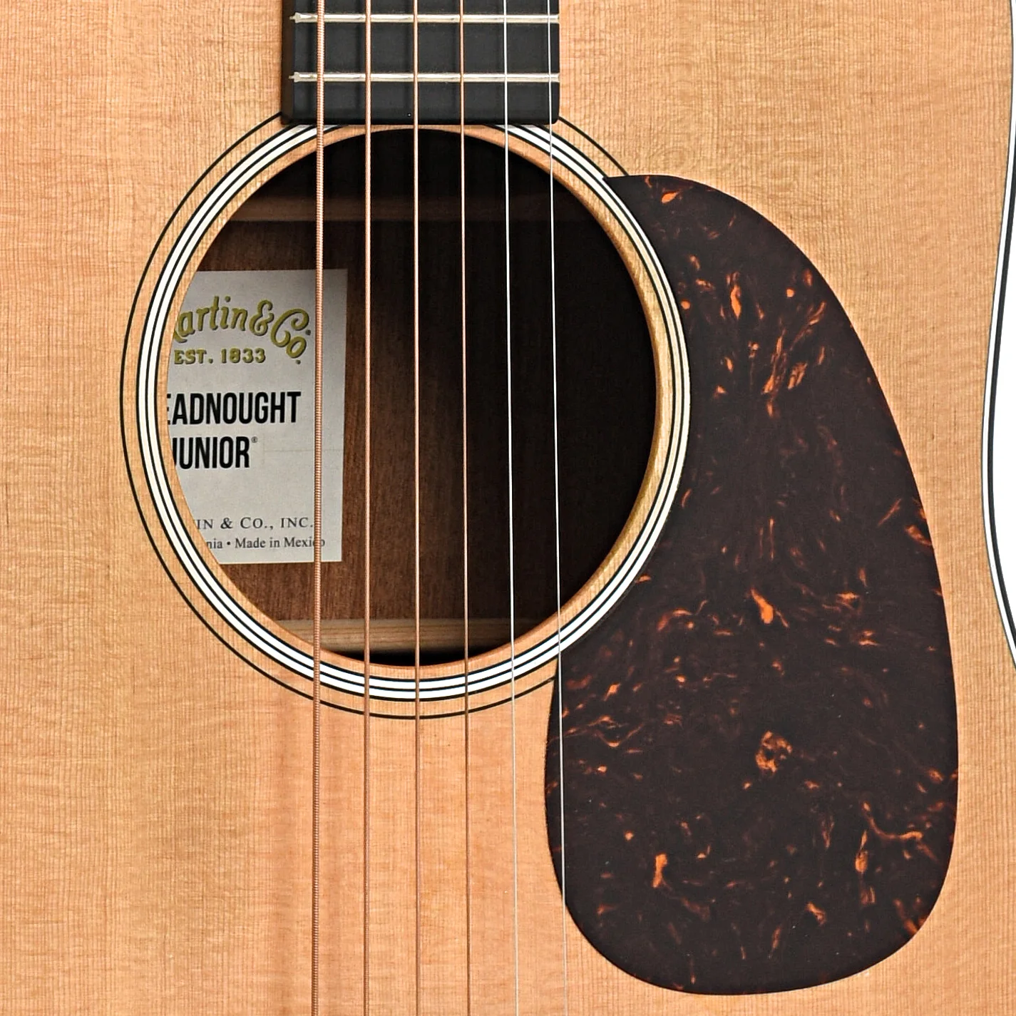 Martin D-JR 10E Dreadnought Junior Acoustic-Electric Guitar (2016) - Image 5