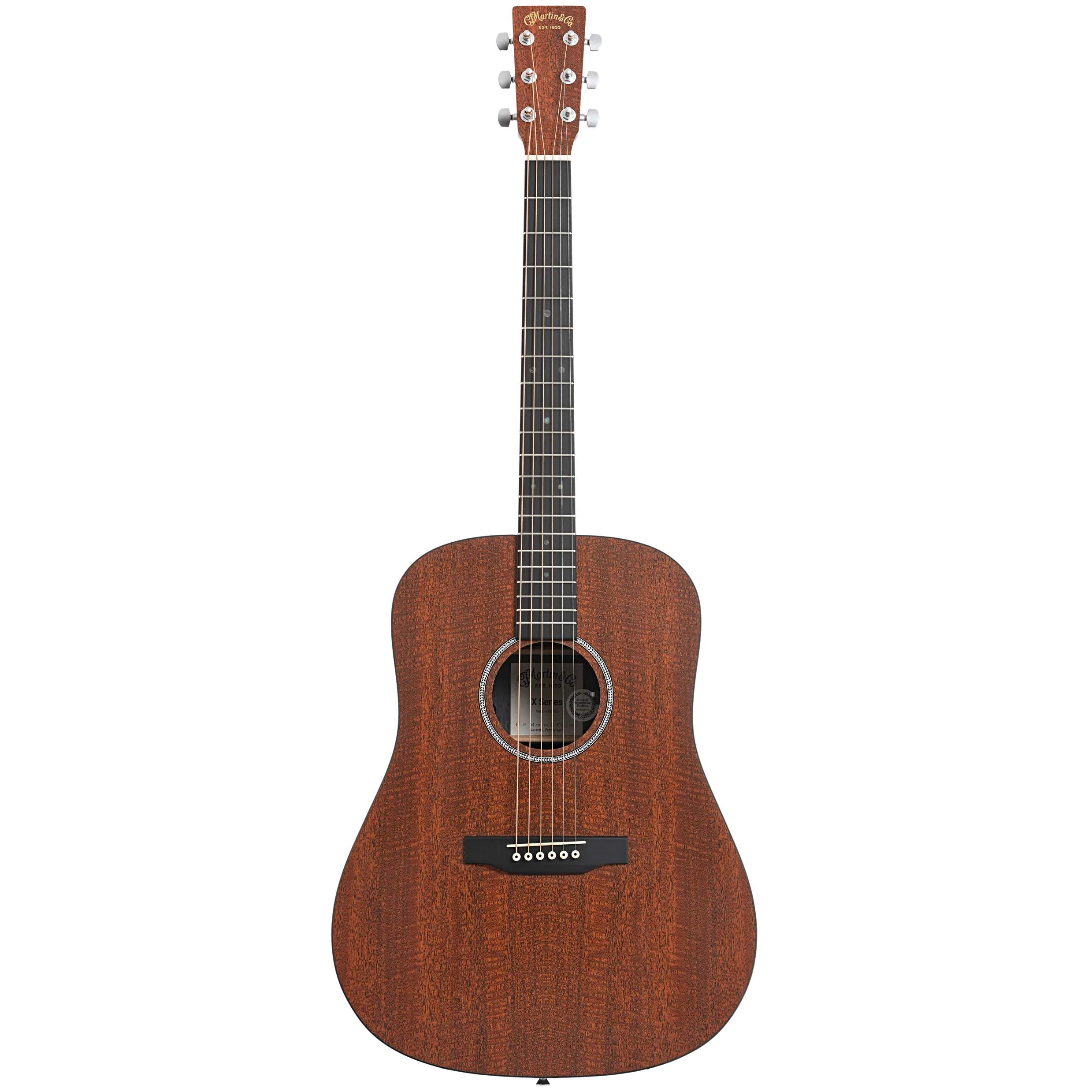 Martin D-X1E Mahogany Acoustic Guitar & Gigbag - Image 14