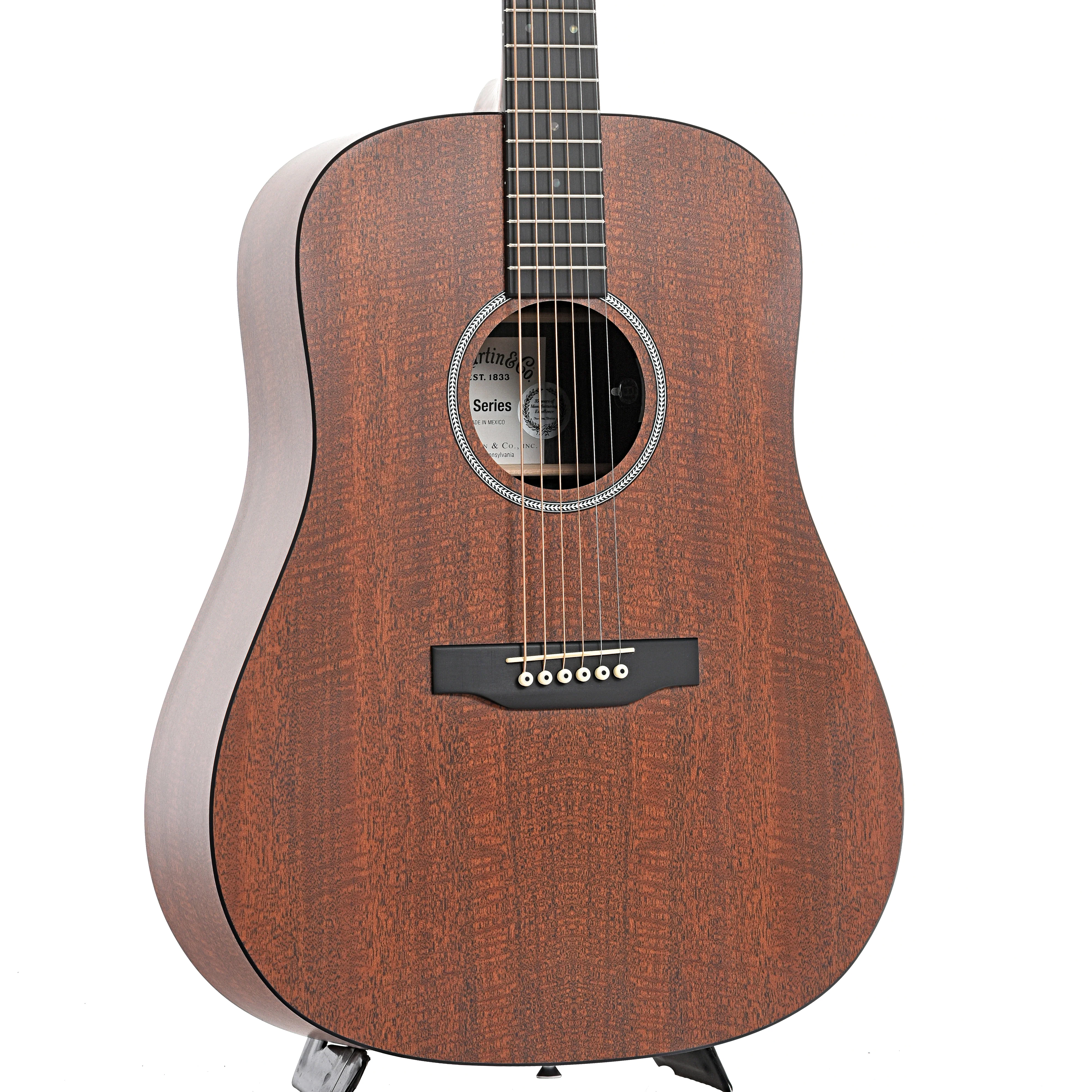 Martin D-X1E Mahogany Acoustic Guitar & Gigbag - Image 4