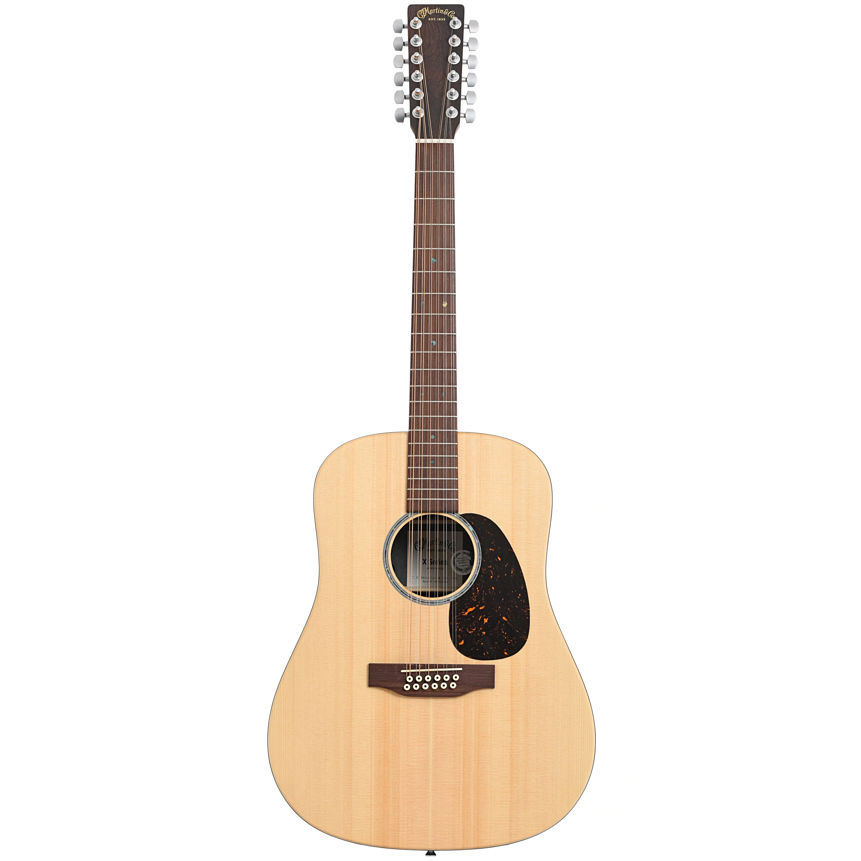 Martin D-X2E Brazilian Rosewood 12-String Acoustic Guitar & Gigbag - Image 14