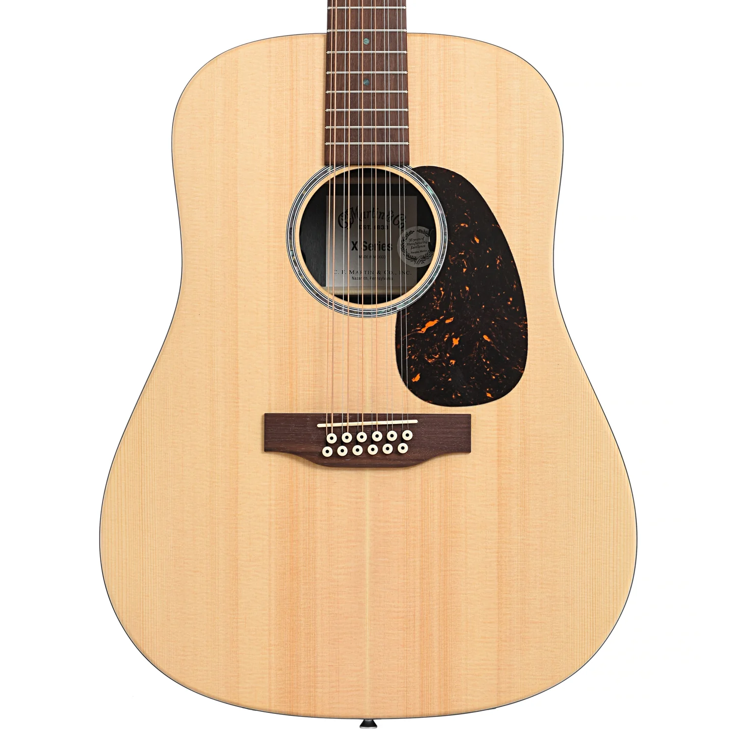 Martin D-X2E Brazilian Rosewood 12-String Acoustic Guitar & Gigbag - Image 2