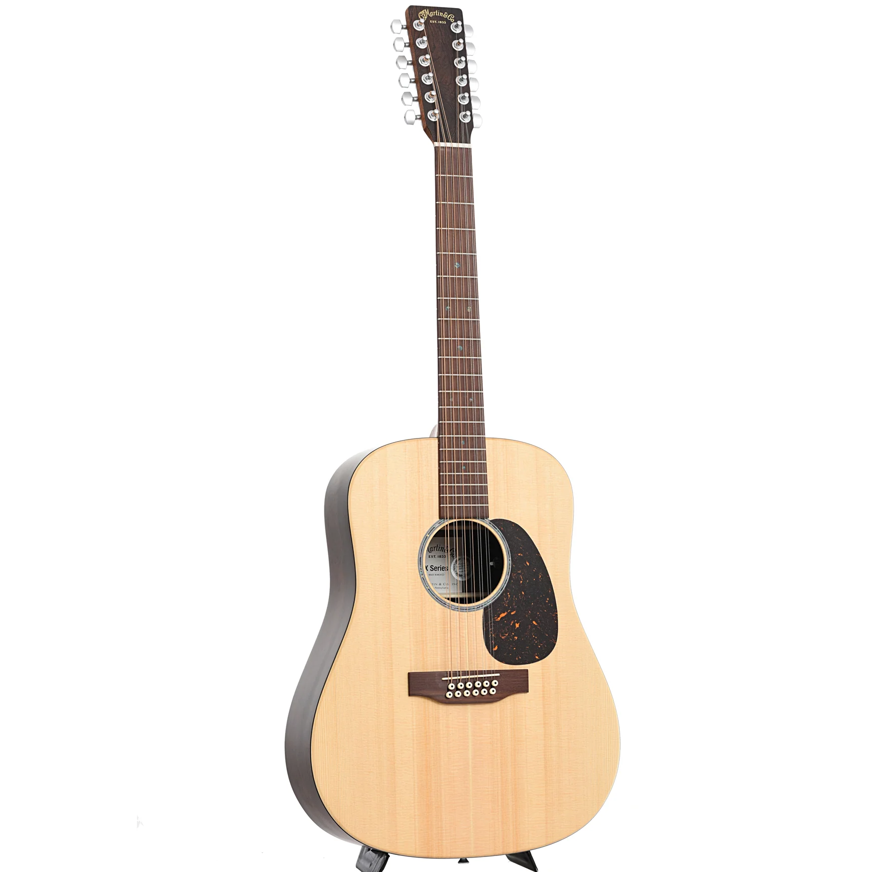 Martin D-X2E Brazilian Rosewood 12-String Acoustic Guitar & Gigbag - Image 3