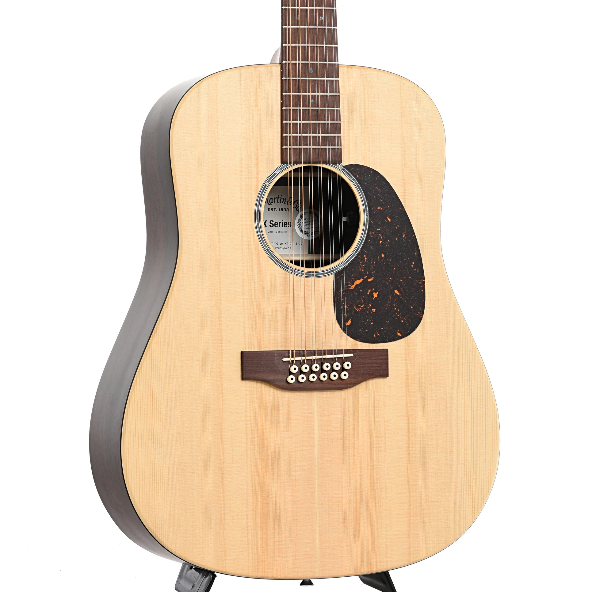 Martin D-X2E Brazilian Rosewood 12-String Acoustic Guitar & Gigbag - Image 4