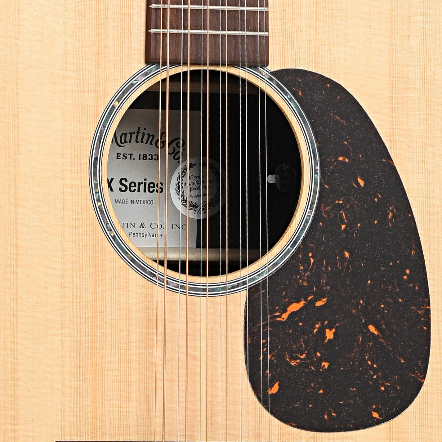 Martin D-X2E Brazilian Rosewood 12-String Acoustic Guitar & Gigbag - Image 6