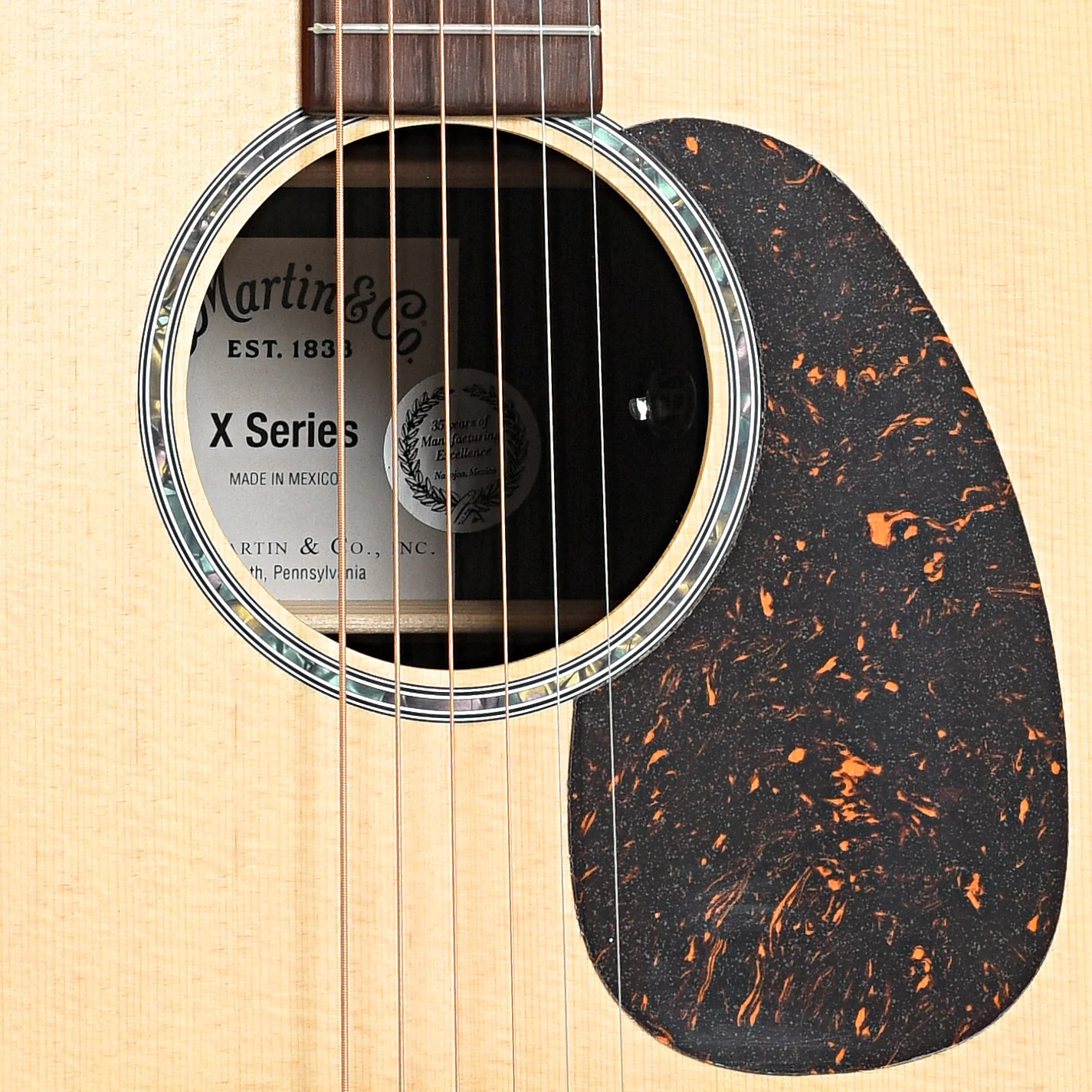 Martin D-X2E Mahogany Acoustic Guitar & Gigbag - Image 6