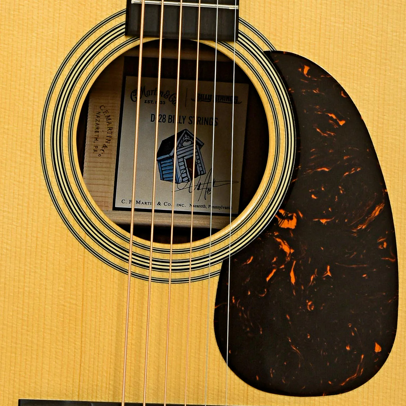Martin D-28 Billy Strings Acoustic Guitar & Case - Image 6