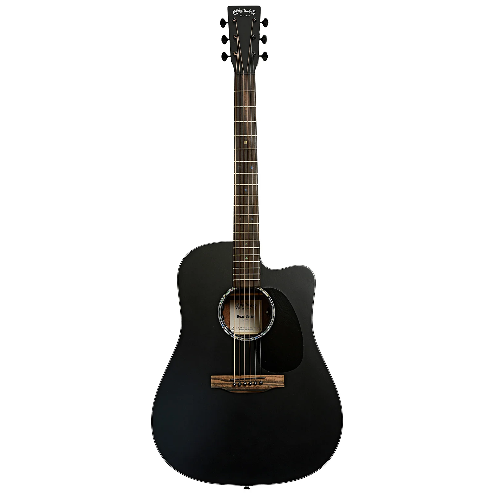 Martin DC-10E Modern Road Series Black Acoustic Guitar & Gigbag - Image 14