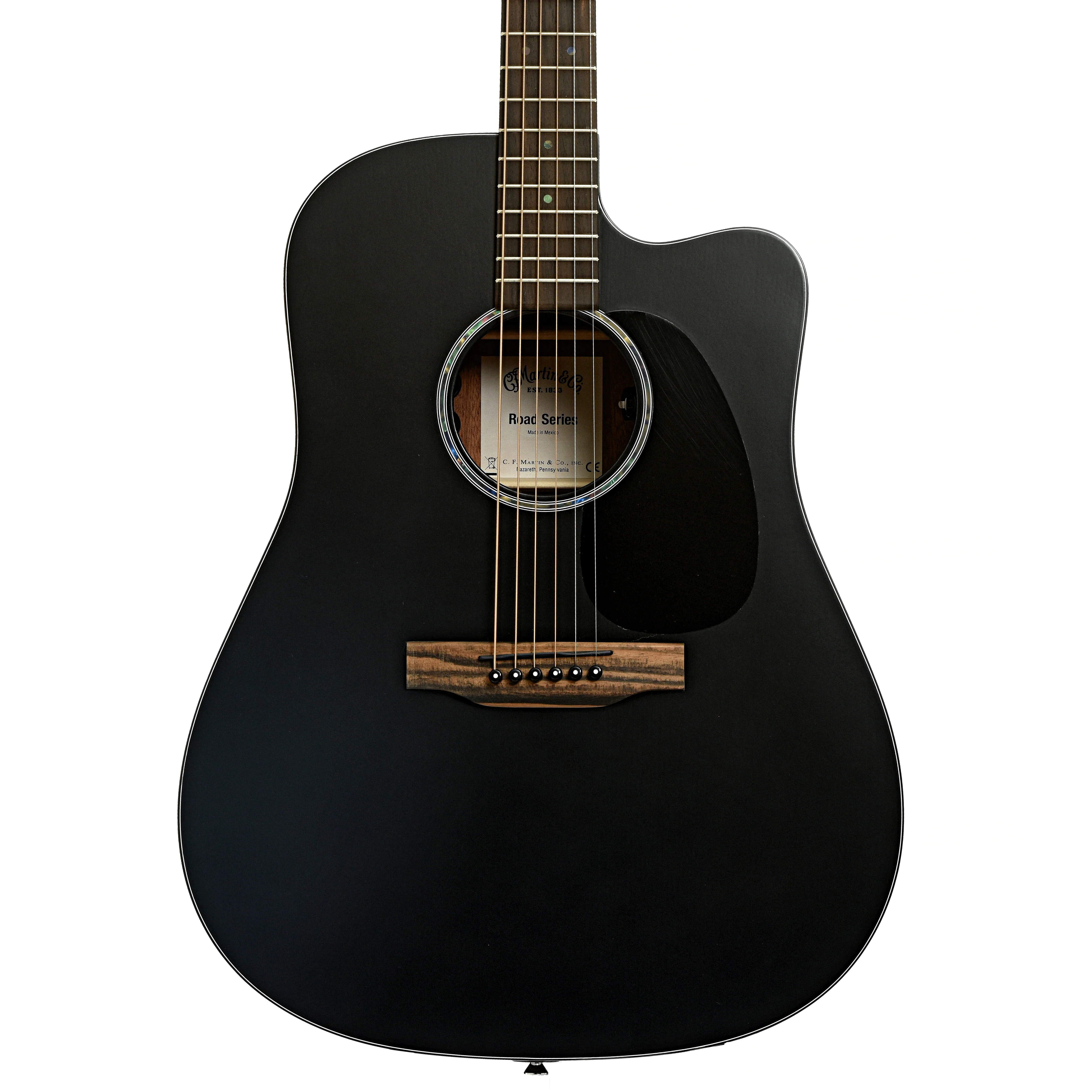 Martin DC-10E Modern Road Series Black Acoustic Guitar & Gigbag - Image 2