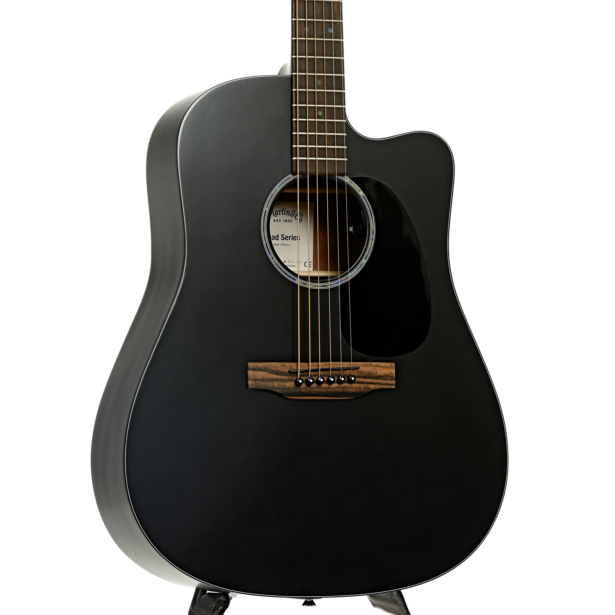 Martin DC-10E Modern Road Series Black Acoustic Guitar & Gigbag - Image 4