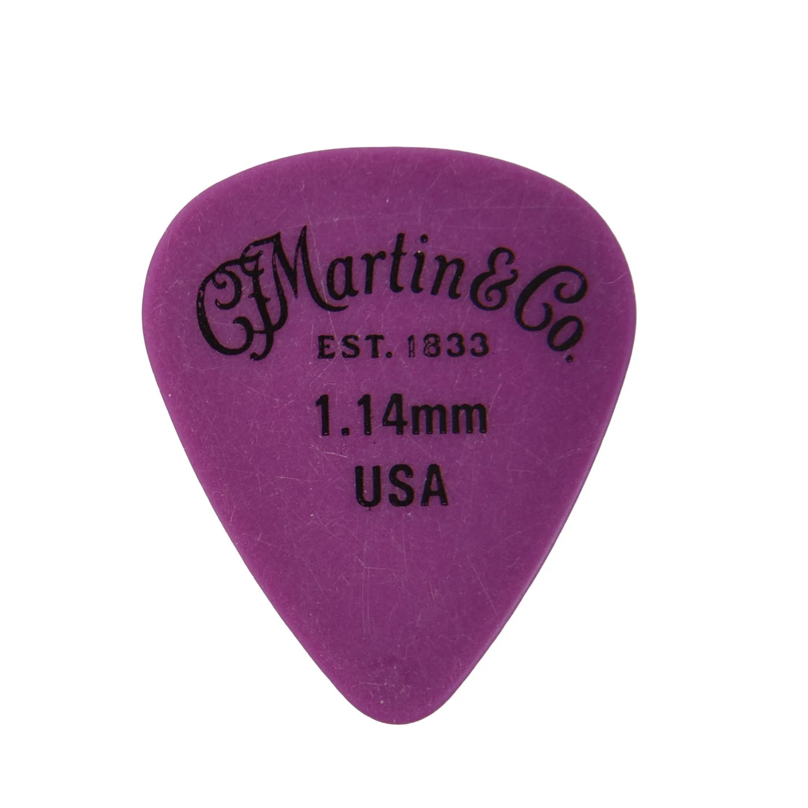 Martin Delrin Guitar Picks, Purple 1.14mm - Image 2