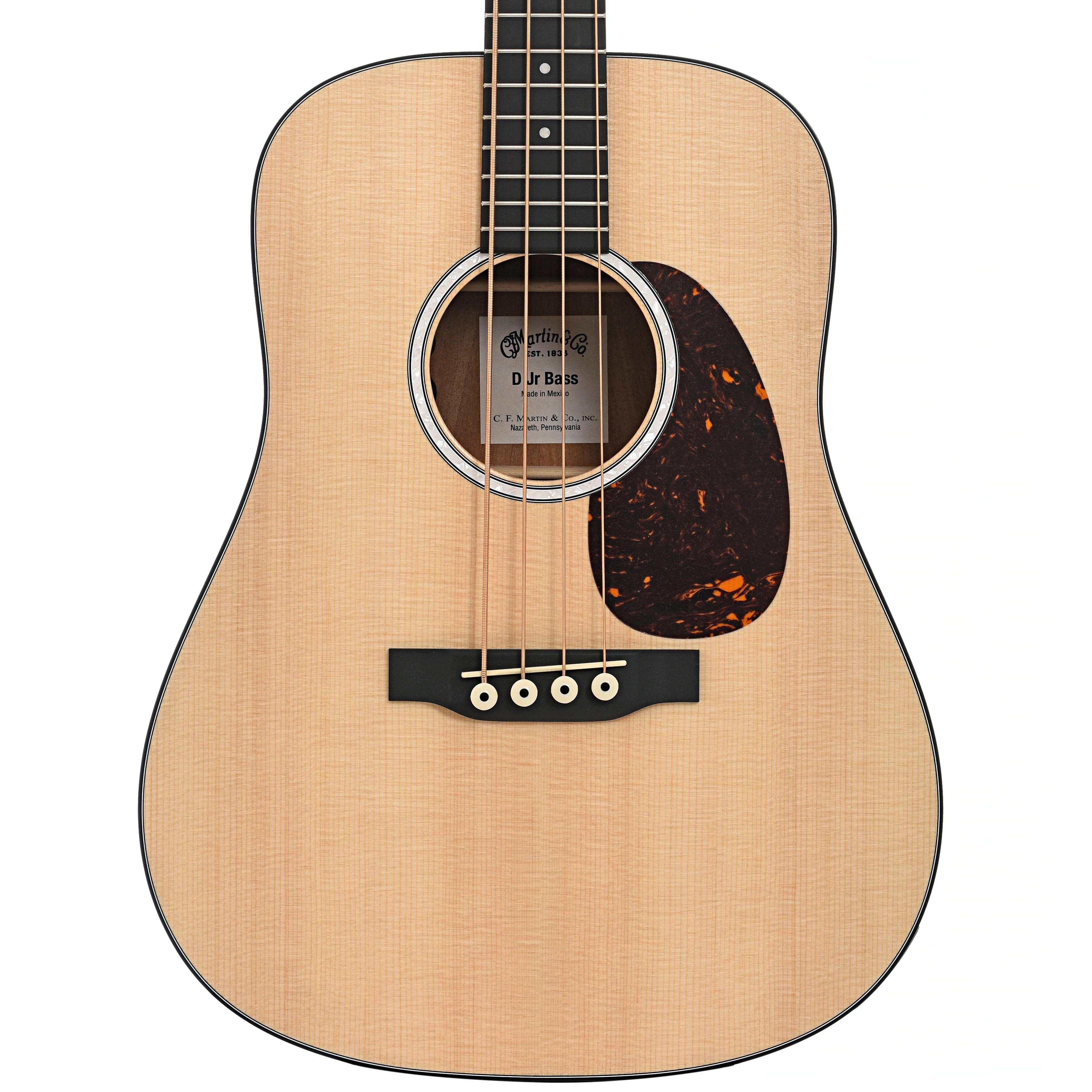 Martin DJR-10E Acoustic Bass Guitar & Gigbag - Image 2