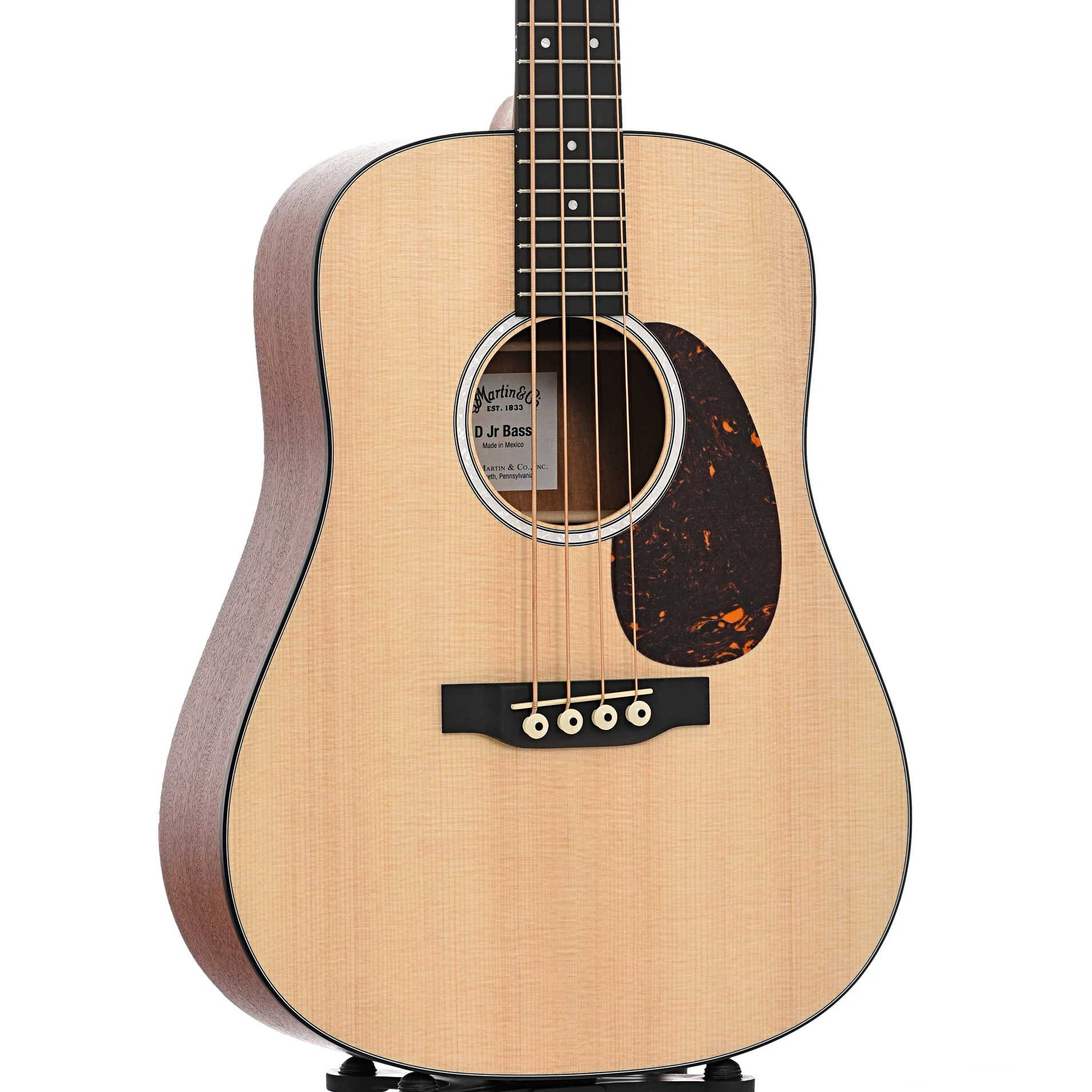 Martin DJR-10E Acoustic Bass Guitar & Gigbag - Image 4
