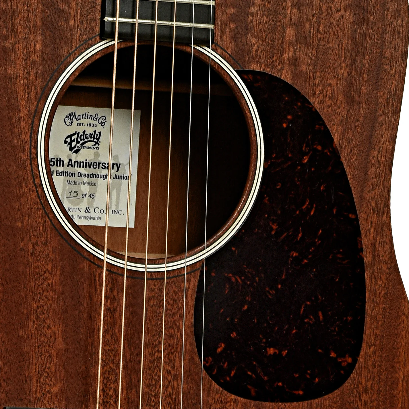 Martin DJR 45th Anniversary Shadow Band Acoustic Guitar (2018) - Image 6