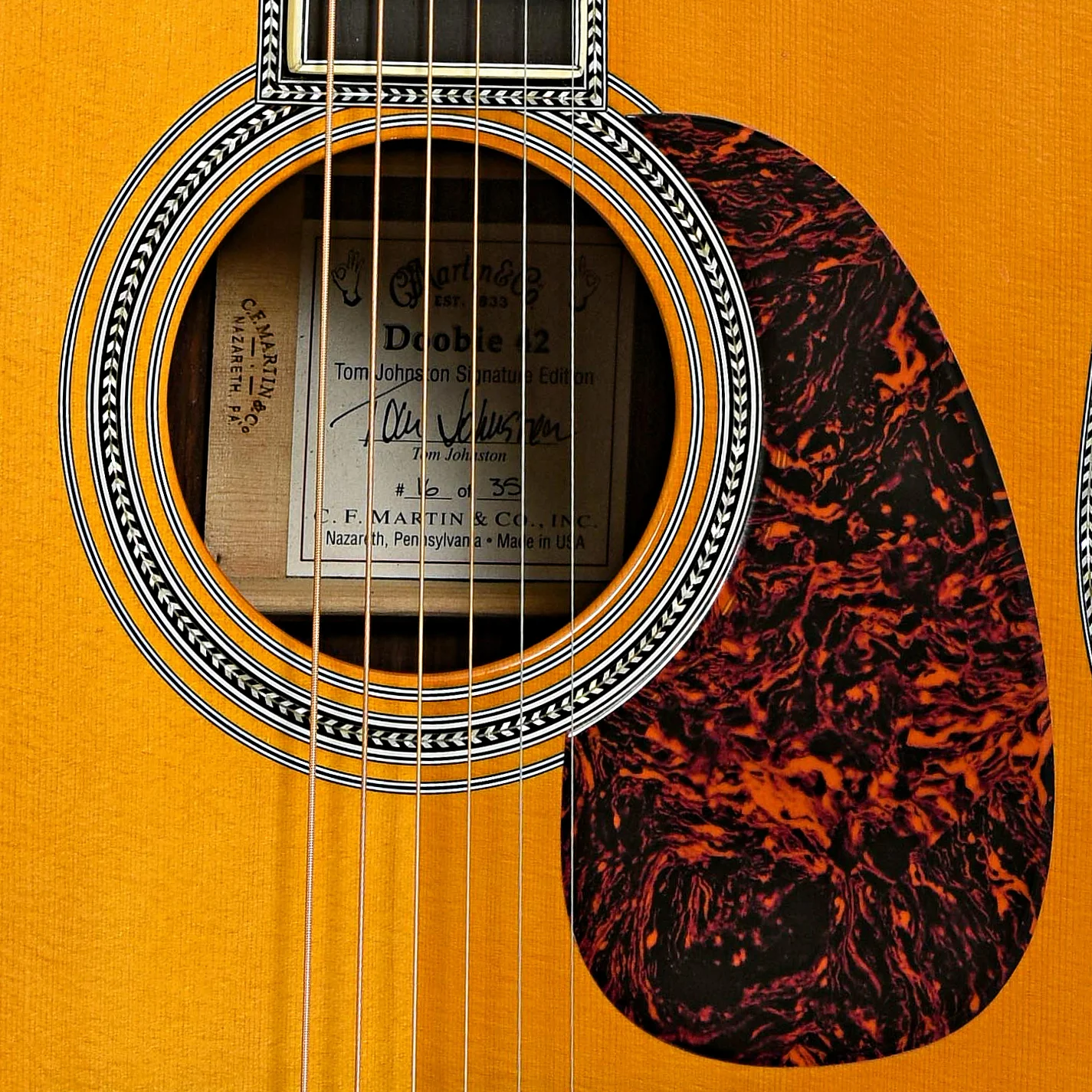 Martin Doobie-42 Tom Johnston Signature Acoustic Guitar (2007) - Image 6