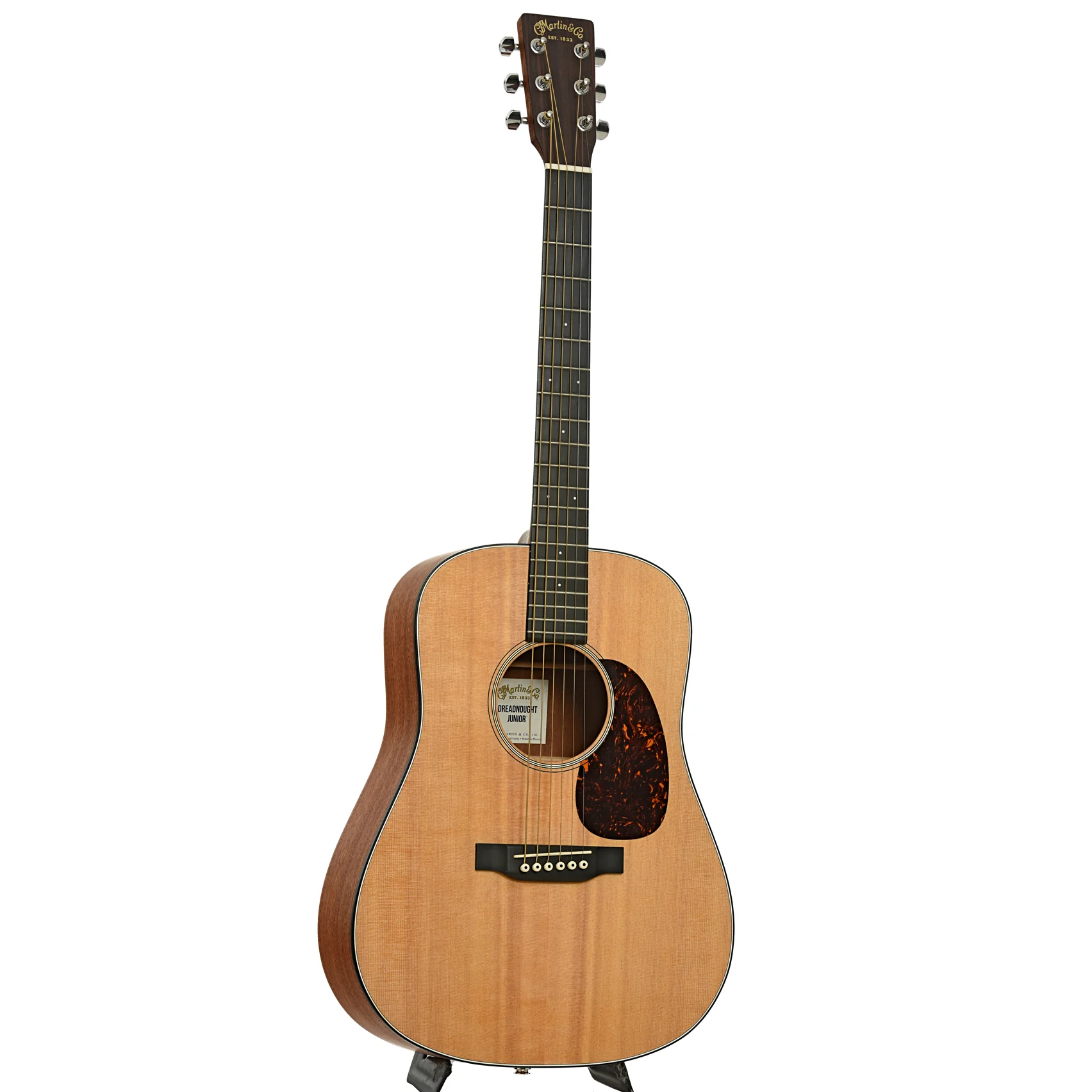 Martin DJR10E Dreadnought Junior Acoustic Guitar (2014) - Image 3