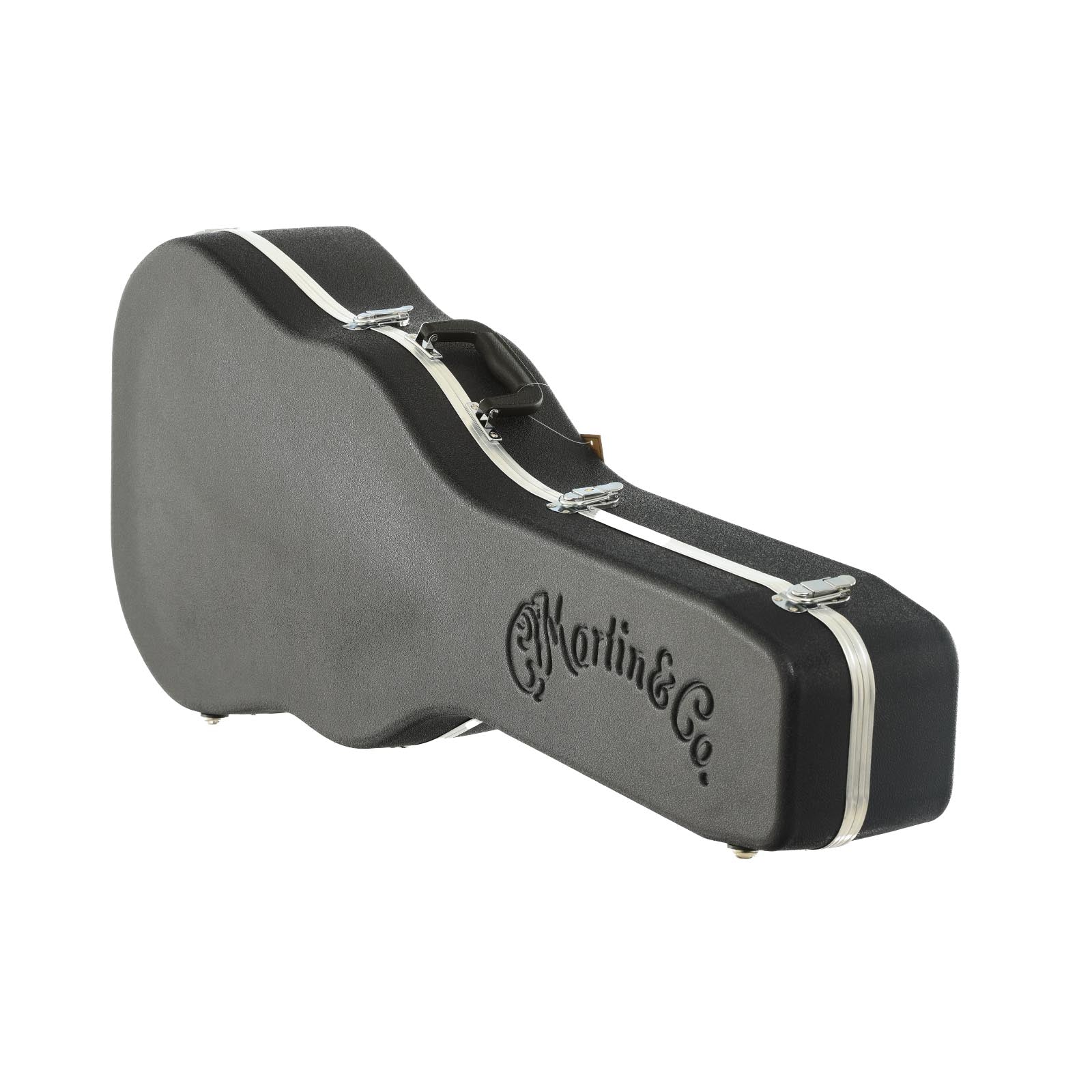 Martin Dreadnought Thermoplastic Guitar Case, Navy/Silver - Image 2