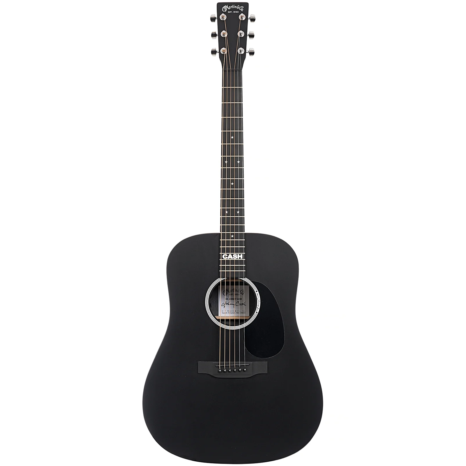 Martin DX Johnny Cash Guitar with Pickup & Gigbag - Image 14