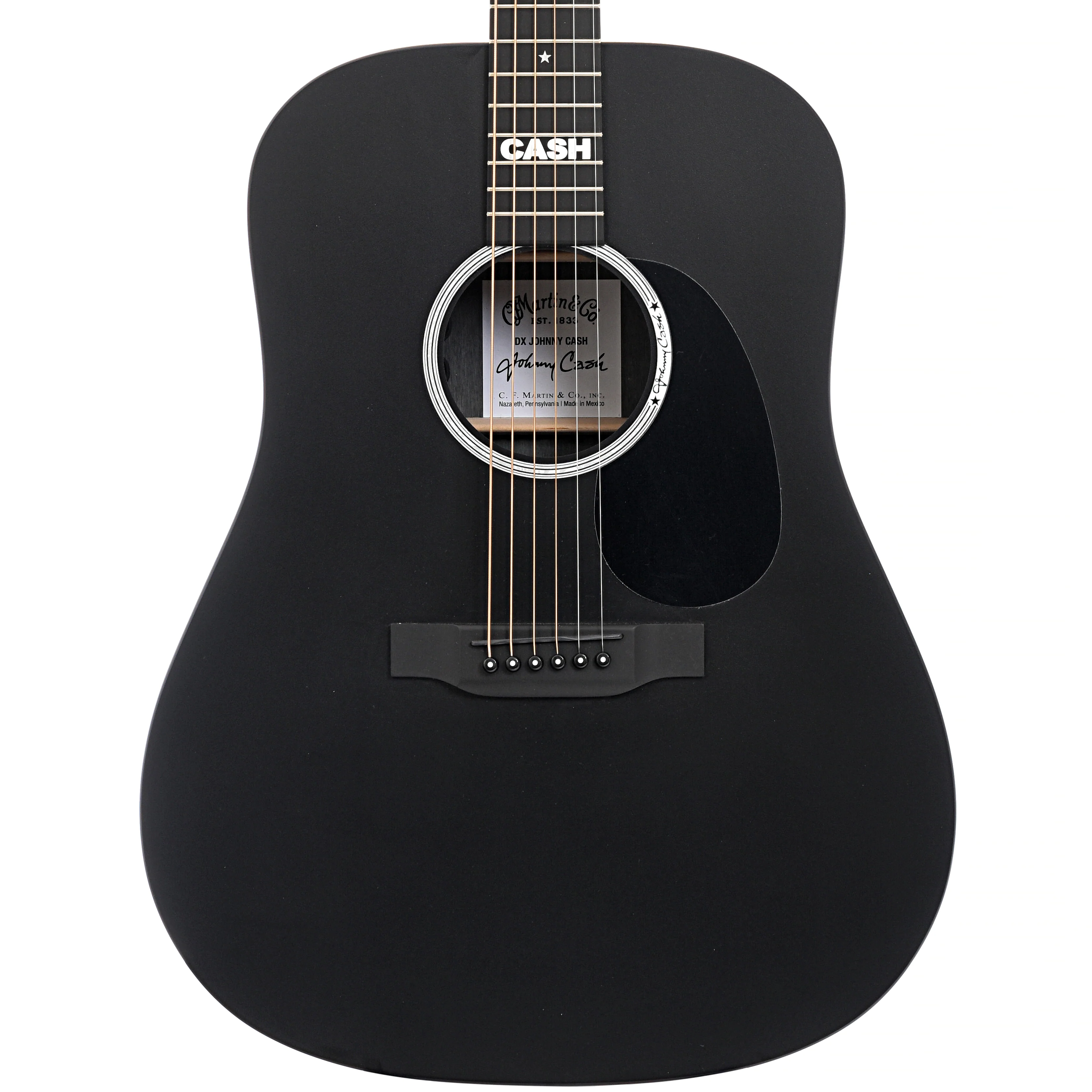 Martin DX Johnny Cash Guitar with Pickup & Gigbag - Image 2