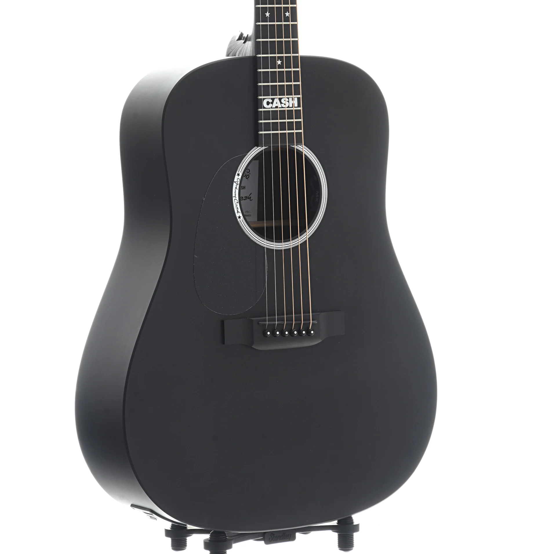 Martin DX Johnny Cash Lefthanded Guitar with Pickup & Gigbag - Image 4