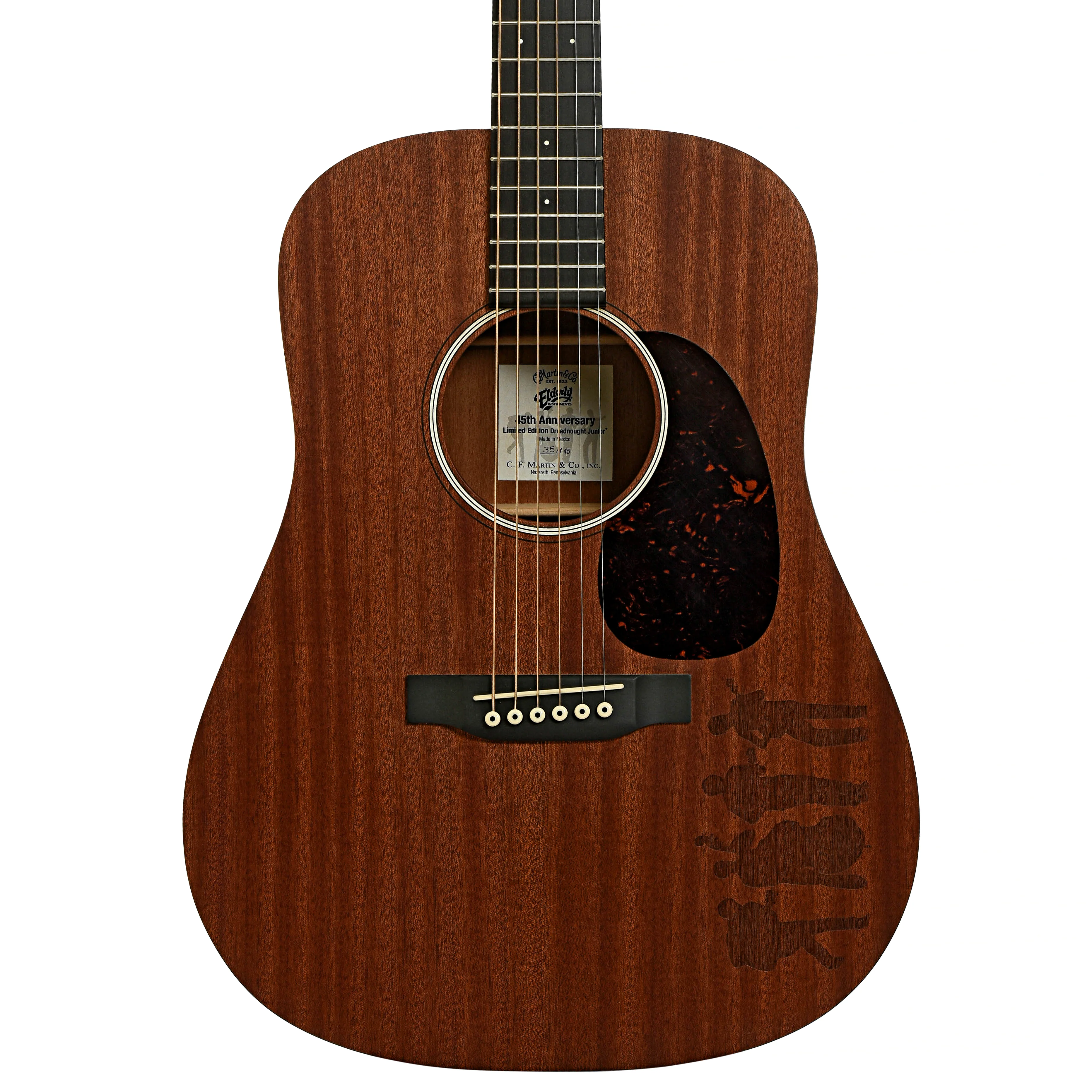 Martin Elderly Instruments 45th Anniversary Dreadnought Jr Acoustic Guitar (2017) - Image 2