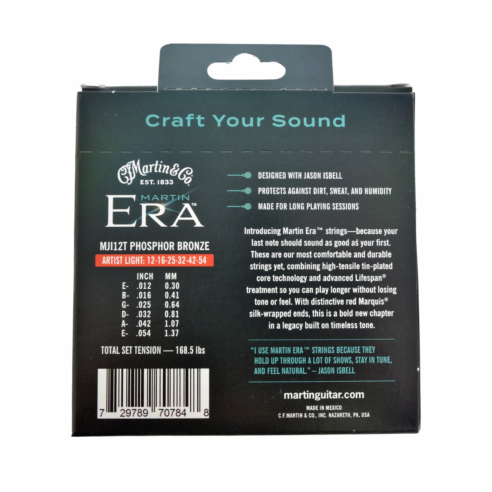 Martin Era Treated Artist Light Jason Isbell Acoustic Guitar Strings - Image 3
