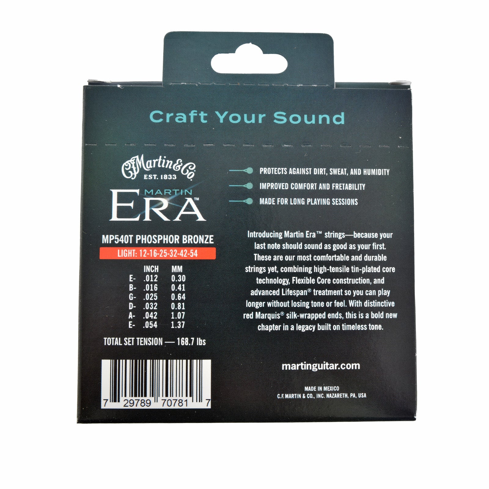 Martin Era Treated Light Acoustic Guitar Strings - Image 3