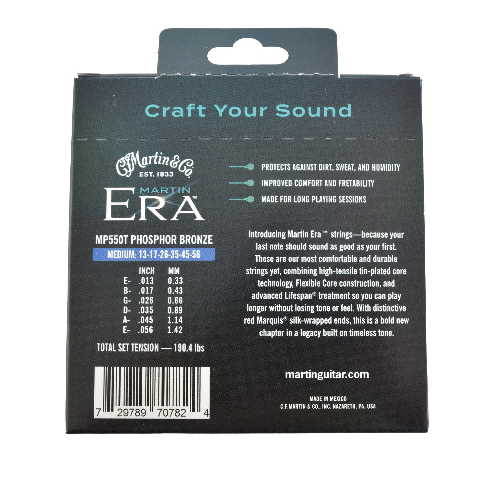 Martin Era Treated Medium Acoustic Guitar Strings - Image 3