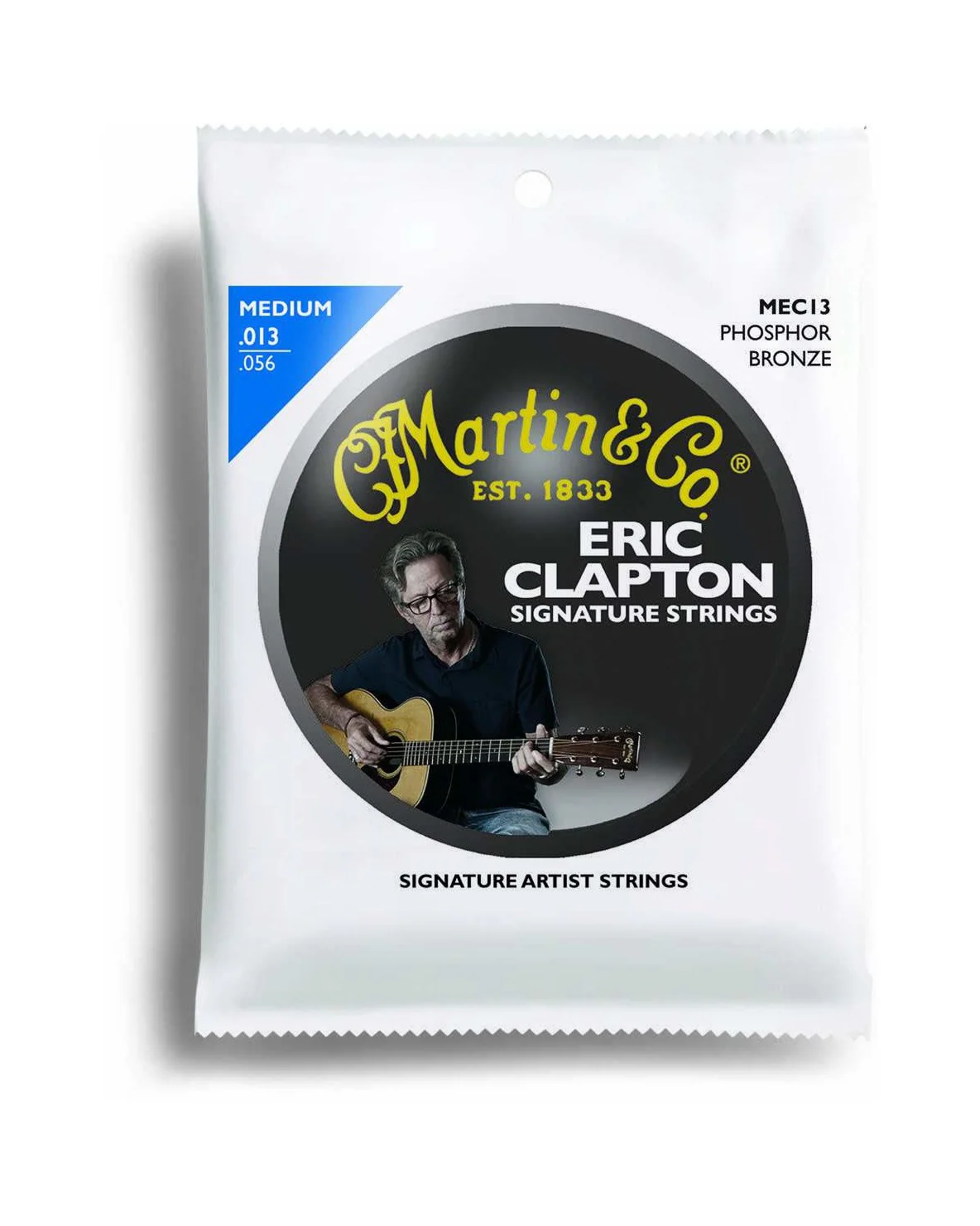 Martin MEC13 Eric Clapton Phosphor Bronze Medium 6-String Acoustic Guitar Set - Image 2