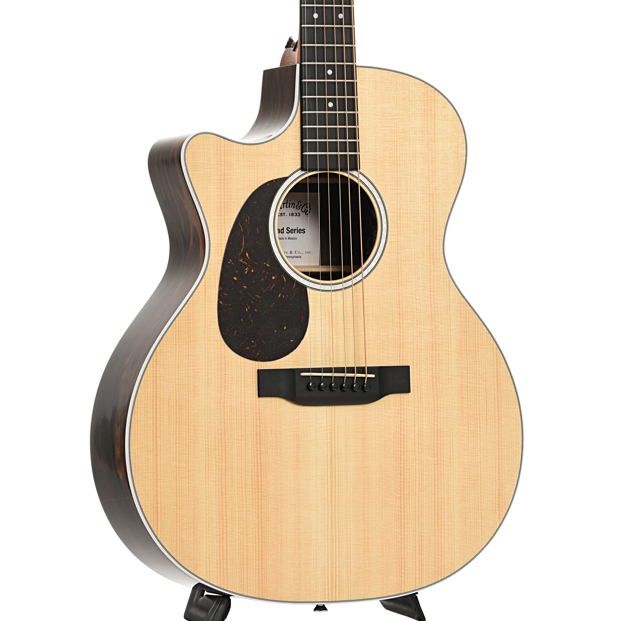 Martin GPC-13EL Ziricote Lefthanded Cutaway Guitar with Pickup & Gigbag - Image 4