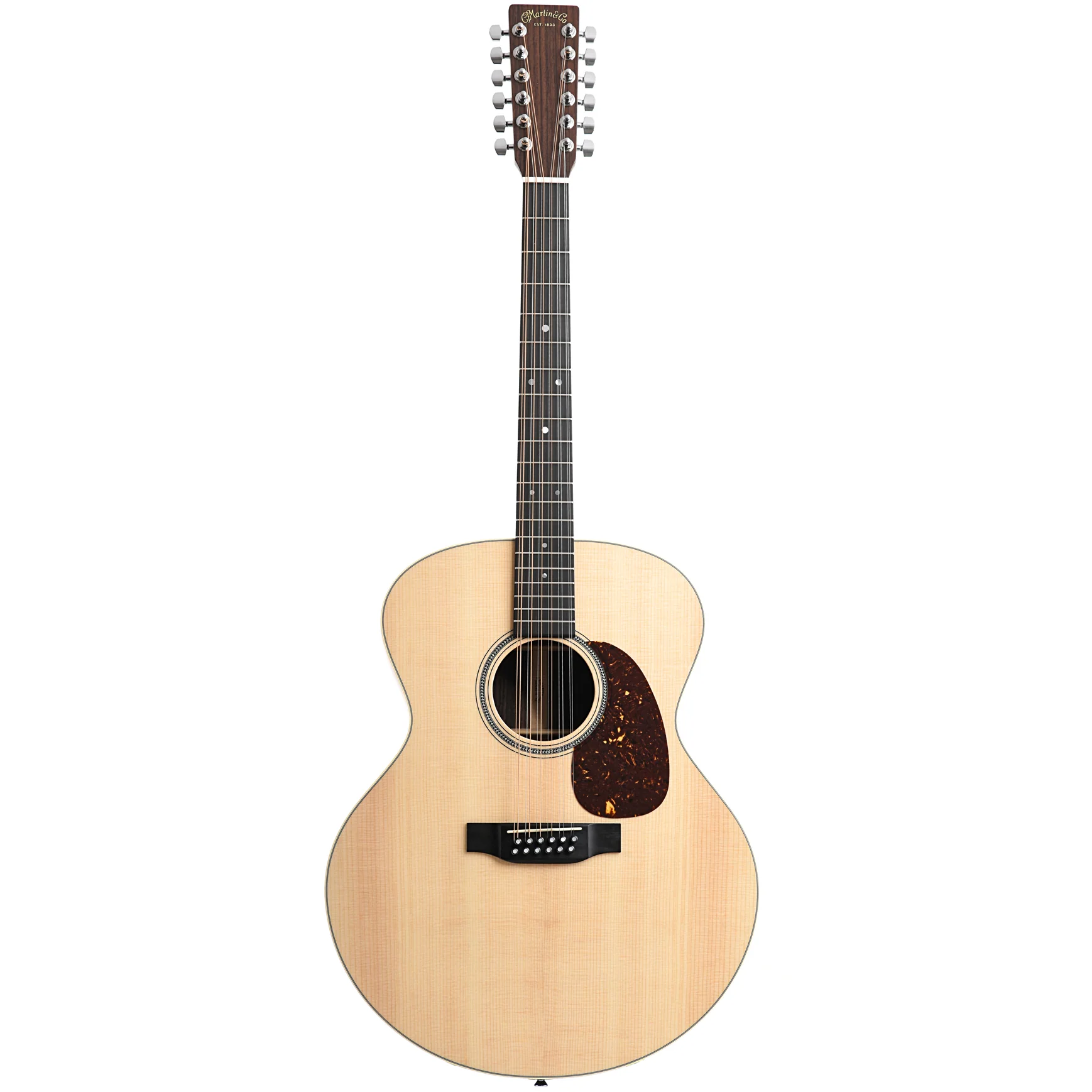 Martin Grand J-16E Thin-Body 12-String Guitar with Pickup & Gigbag - Image 3