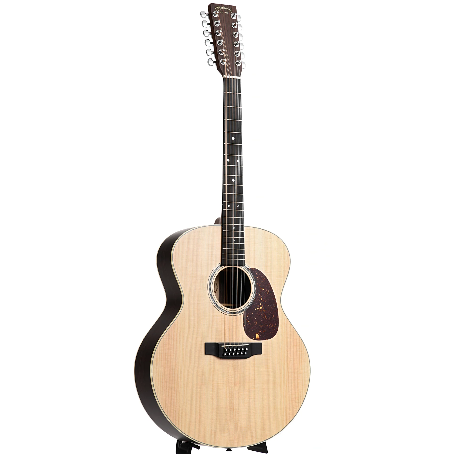 Martin Grand J-16E Thin-Body 12-String Guitar with Pickup & Gigbag - Image 4