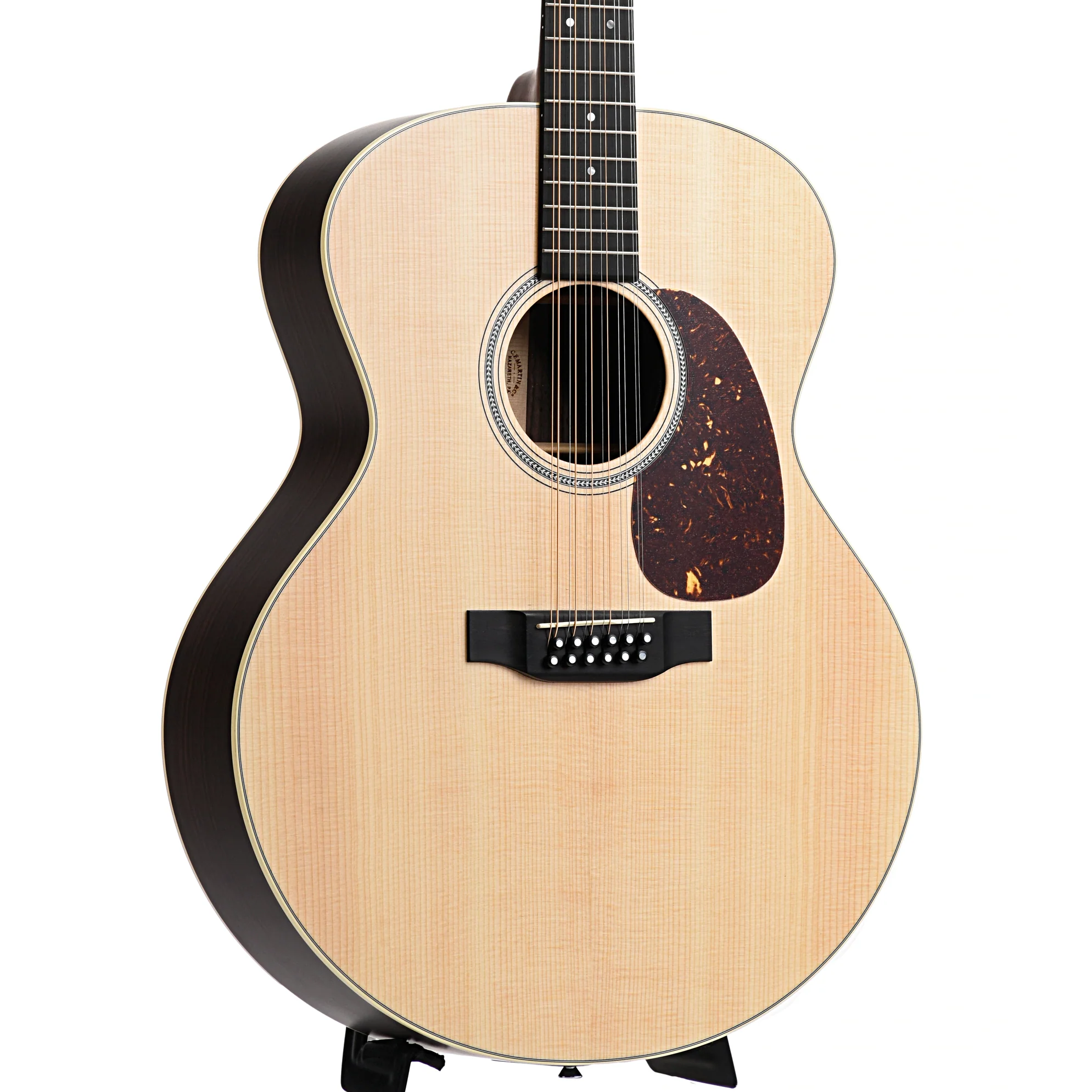 Martin Grand J-16E Thin-Body 12-String Guitar with Pickup & Gigbag - Image 6