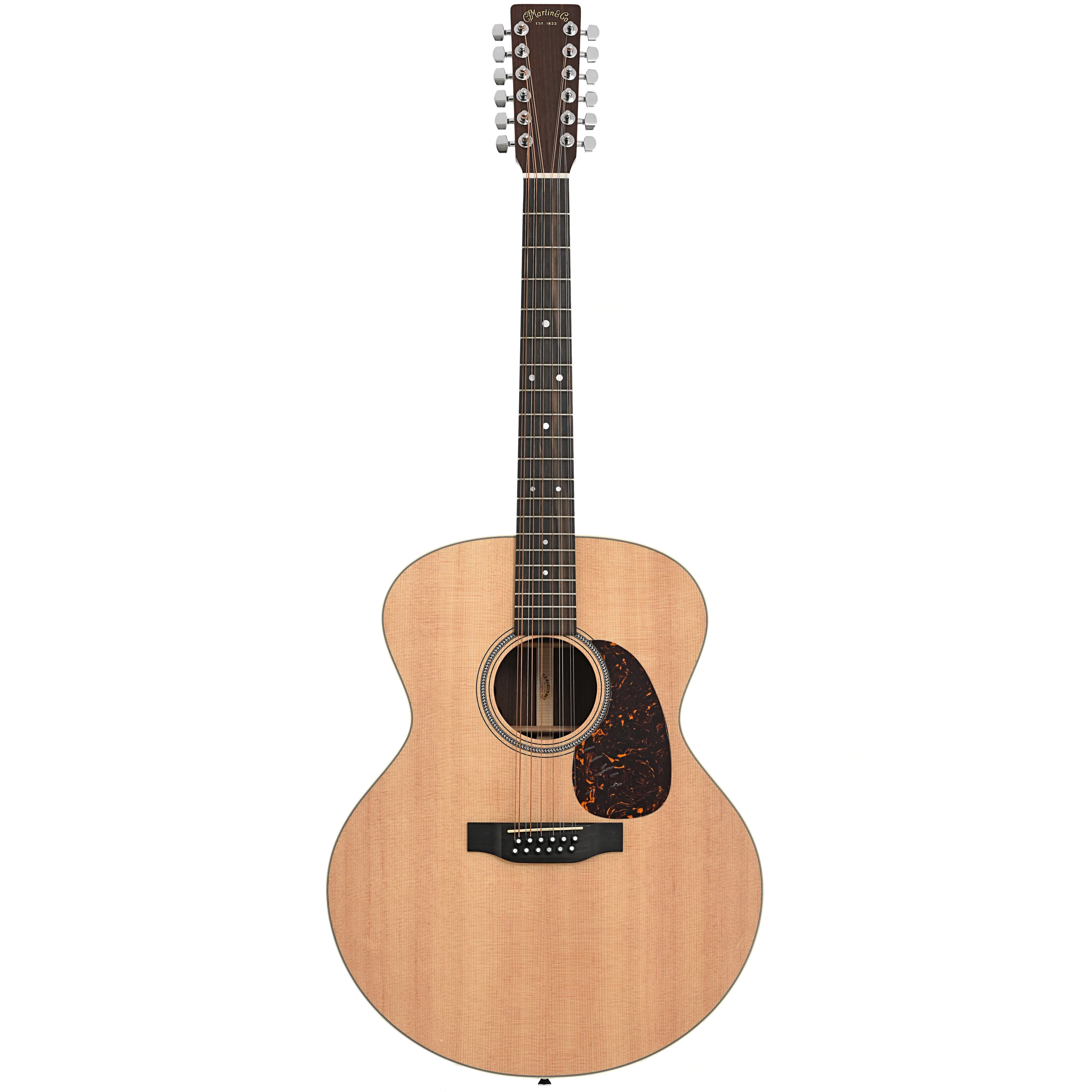 Martin Grand J-16E Thin-Body 12-String Guitar with Pickup & Gigbag, Shopworn - Image 13