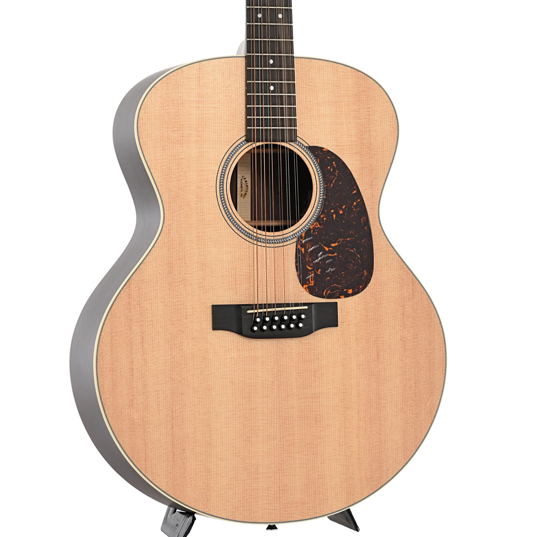 Martin Grand J-16E Thin-Body 12-String Guitar with Pickup & Gigbag, Shopworn - Image 3
