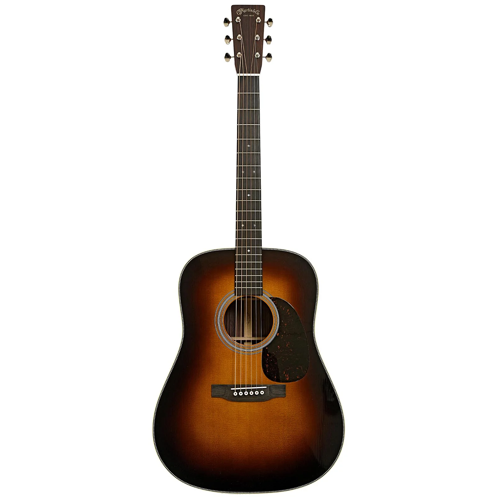 Martin HD-28 Sunburst Guitar & Case - Image 14