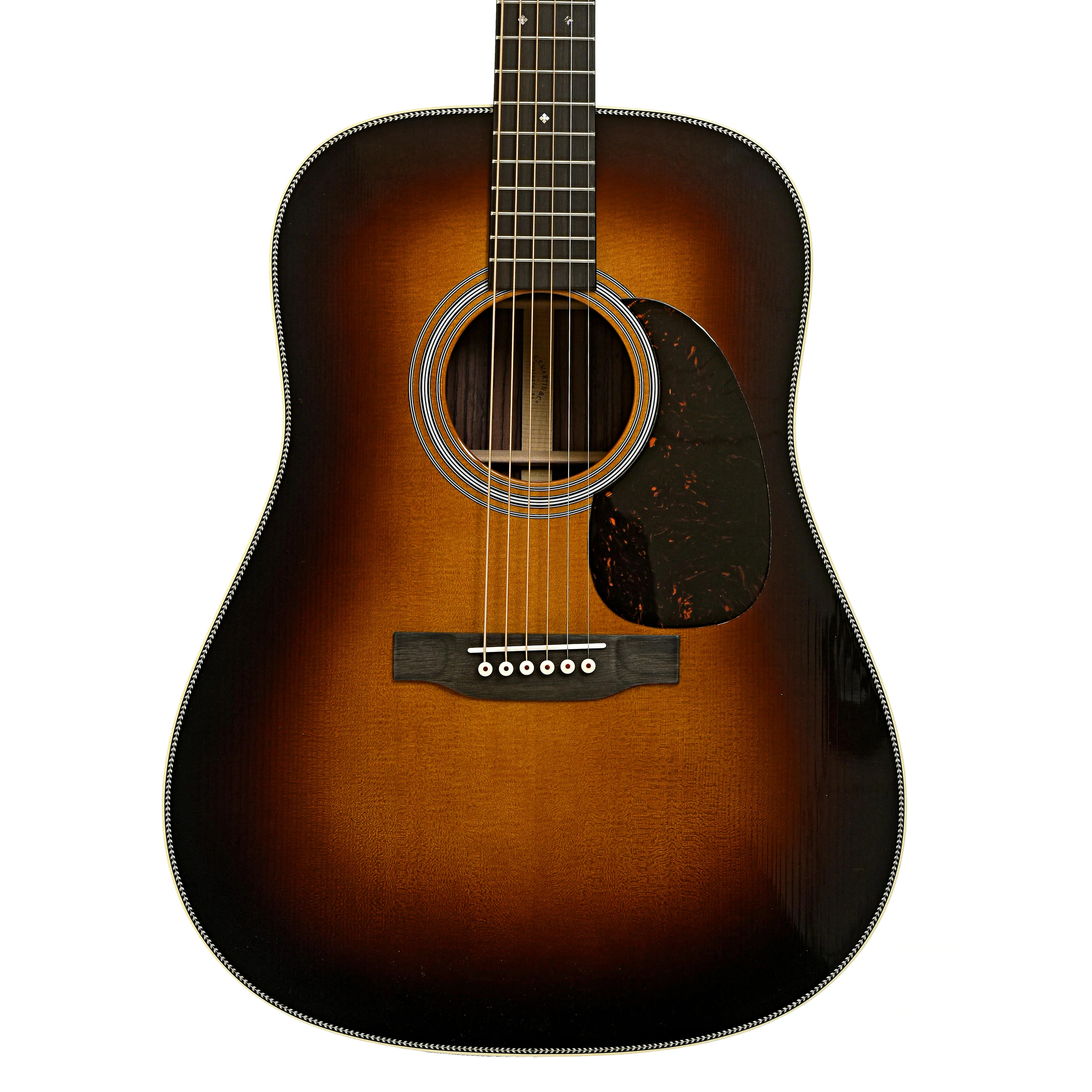 Martin HD-28 Sunburst Guitar & Case - Image 2
