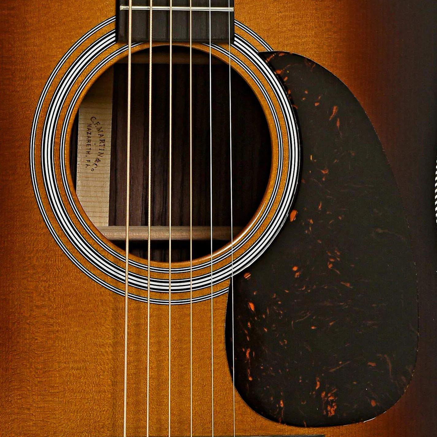 Martin HD-28 Sunburst Guitar & Case - Image 6