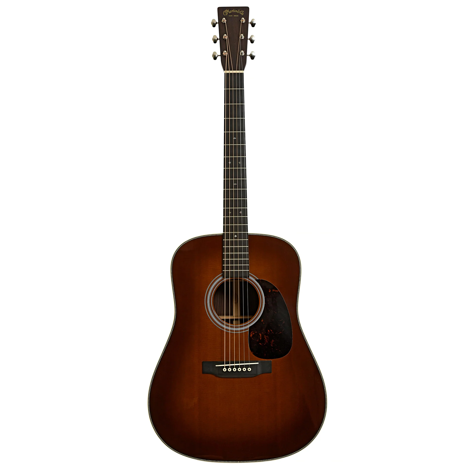 Martin HD-28V Ambertone Acoustic Guitar (2015) - Image 14