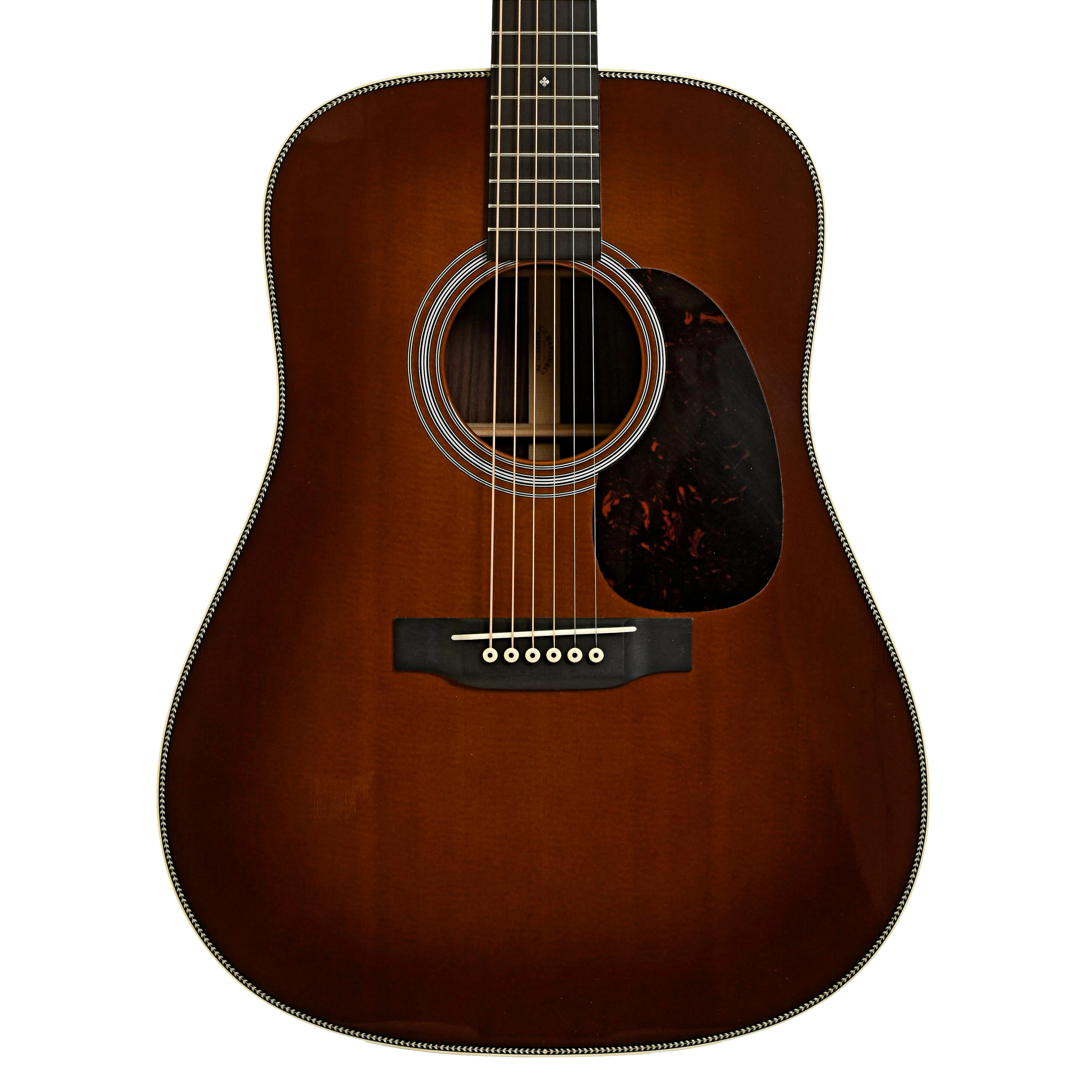 Martin HD-28V Ambertone Acoustic Guitar (2015) - Image 2
