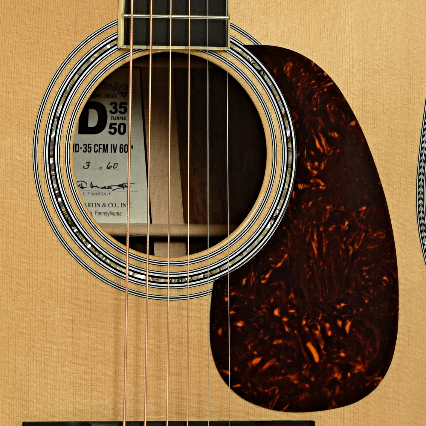 Martin HD-35 CFM IV 60th Limited Edition Acoustic Guitar (2015) - Image 6