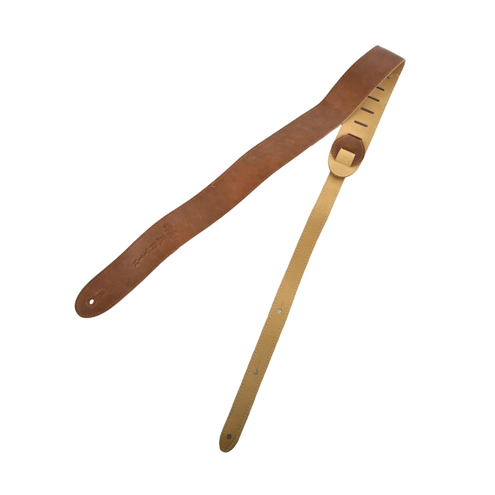 Martin Italian Leather Guitar Strap, Tan - Image 2
